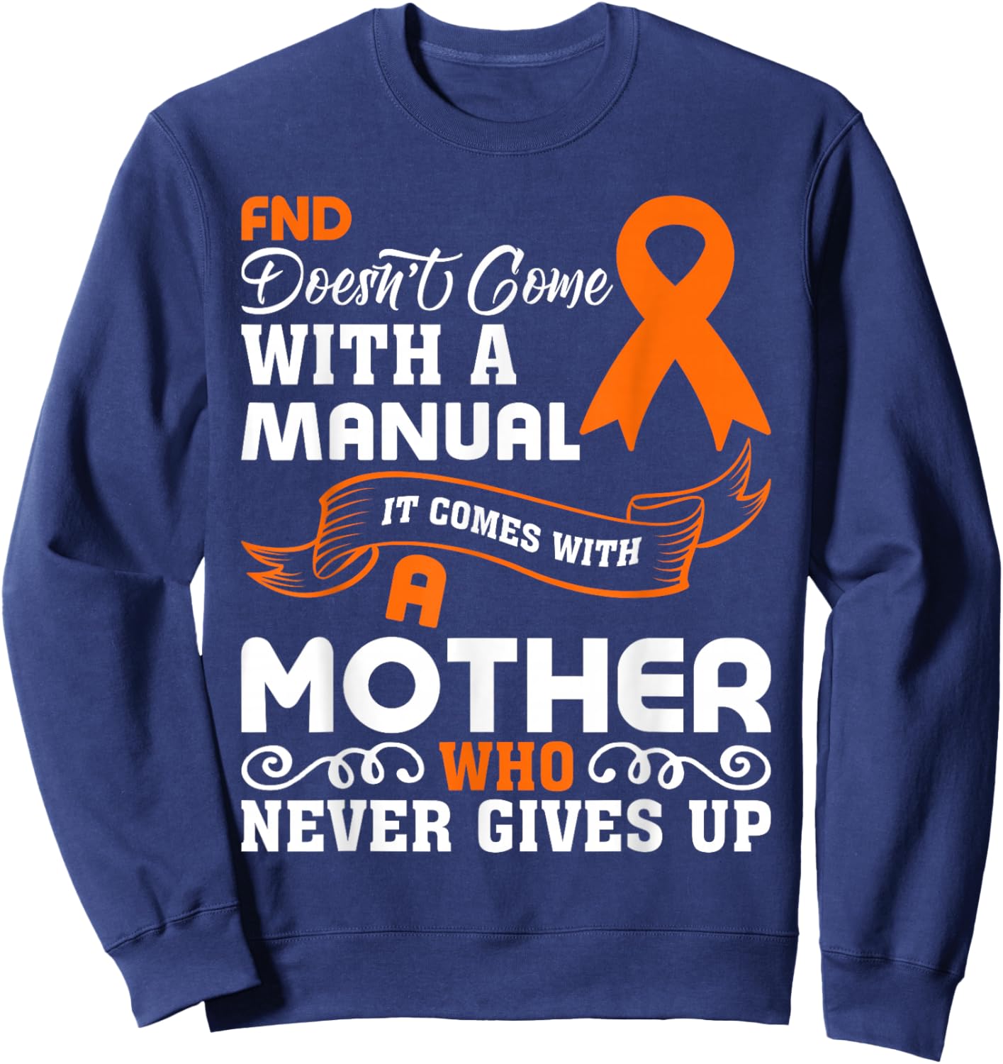 FND Awareness FND Mom Sweatshirt - Sweatshirt | Navy