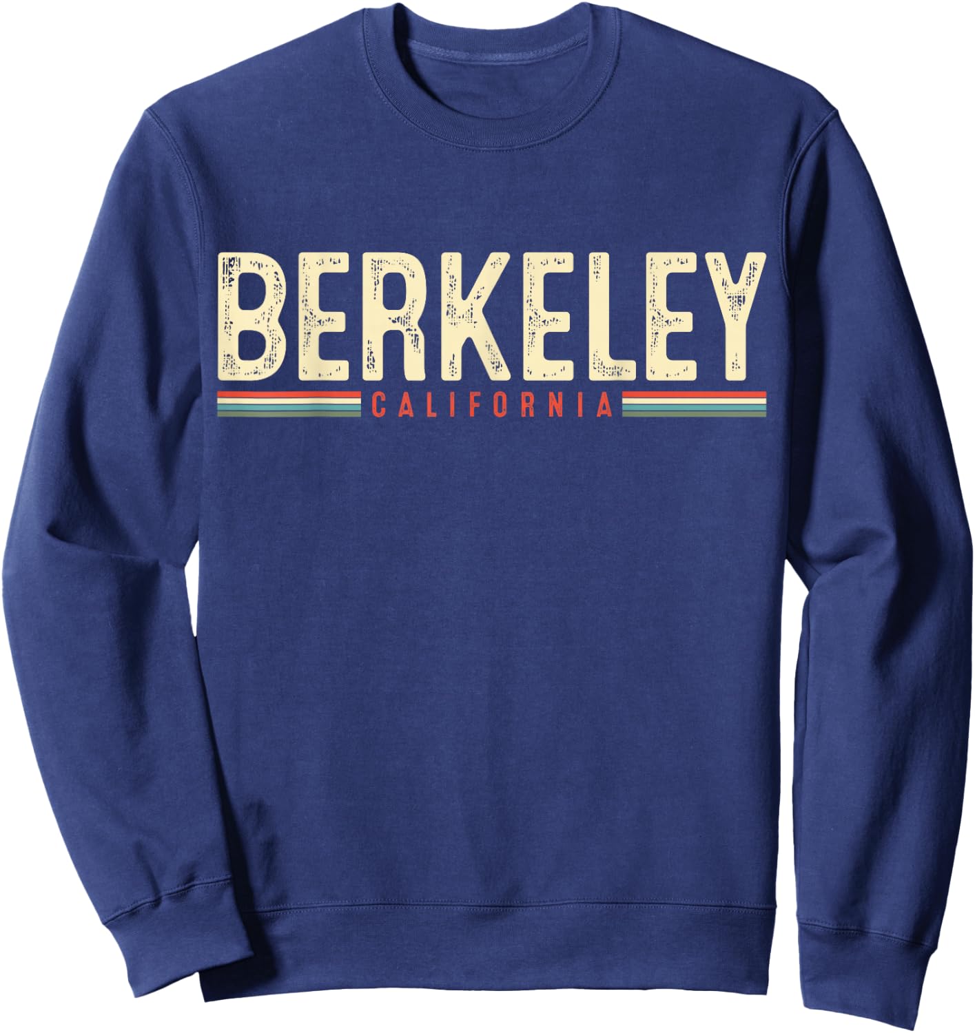 Berkeley California Retro Gift Sweatshirt - Sweatshirt | Navy