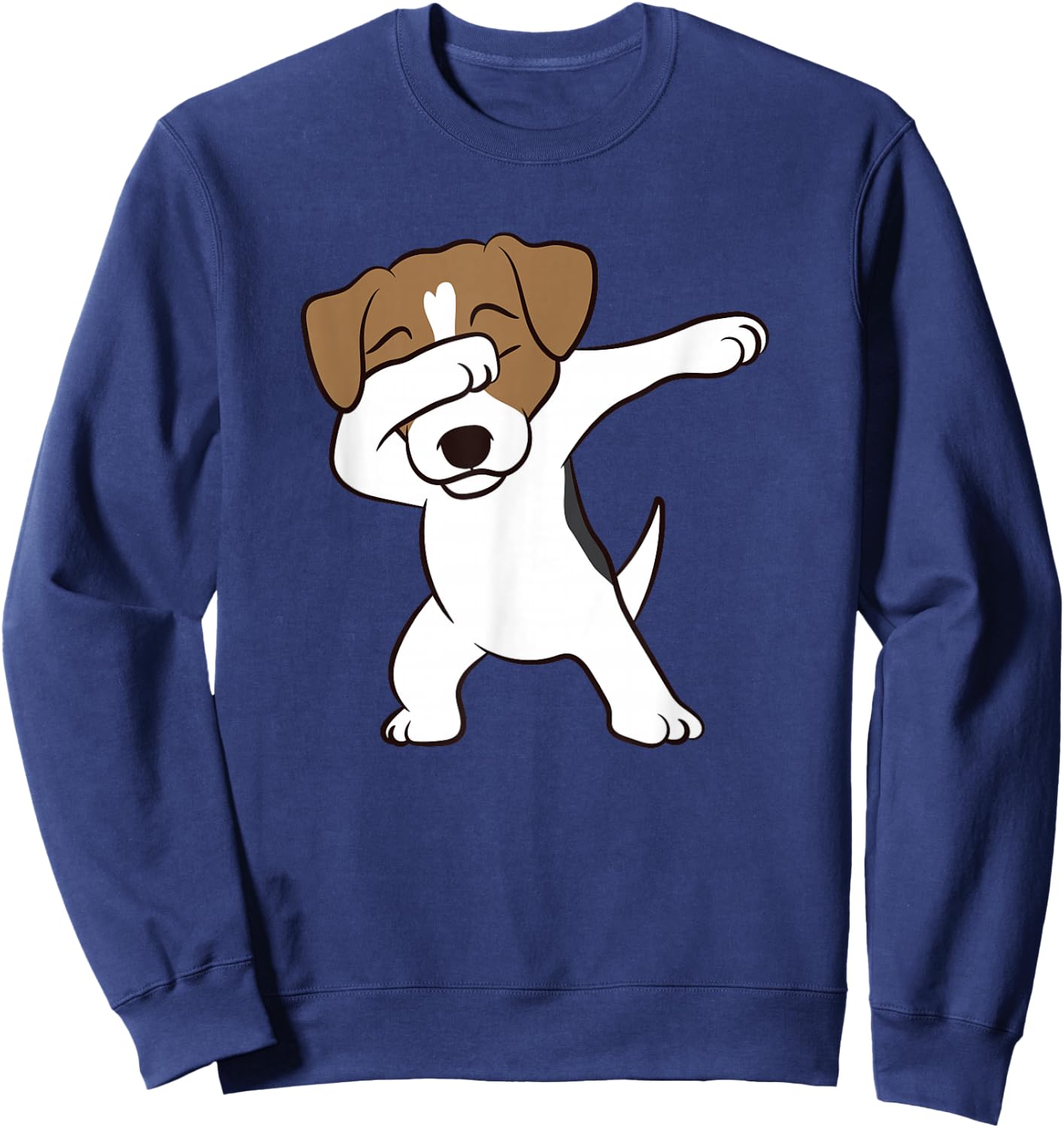 Dabbing Jack Russell Terrier Dog Dabbing Jack Russell Sweatshirt - Sweatshirt | Navy