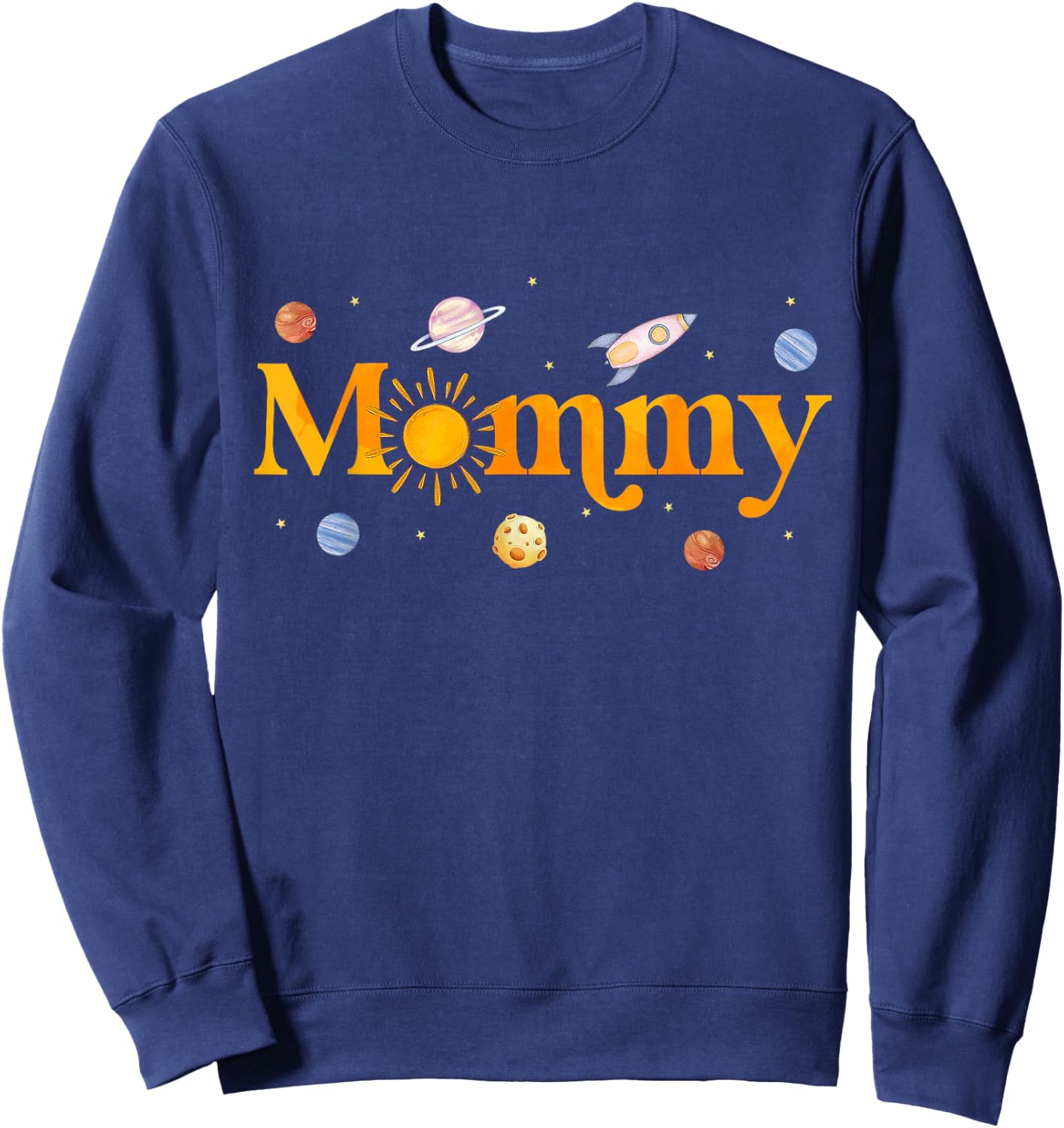 Mommy of The Birthday First Trip Around The Sun Bday Boy Sweatshirt - Sweatshirt | Navy