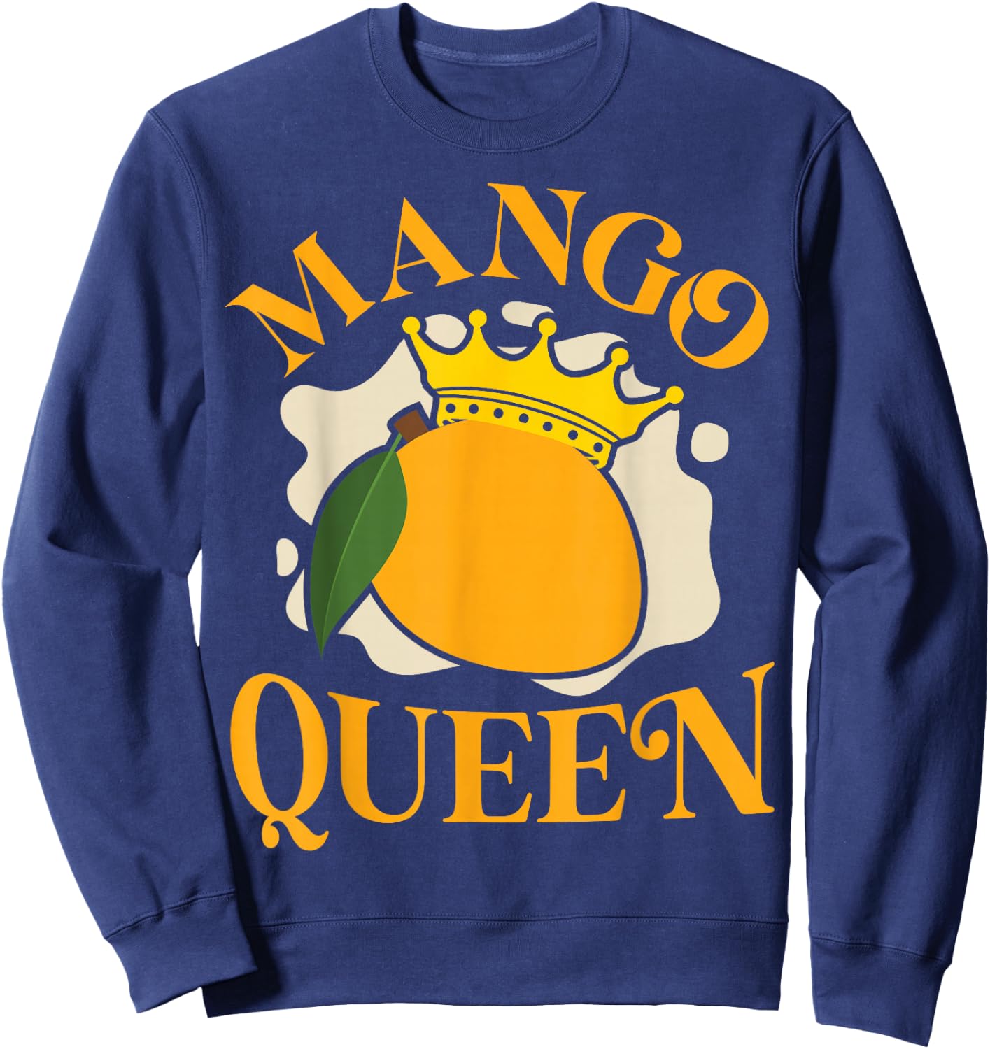 Fruit Lover Mango Queen Sweatshirt - Sweatshirt | Navy