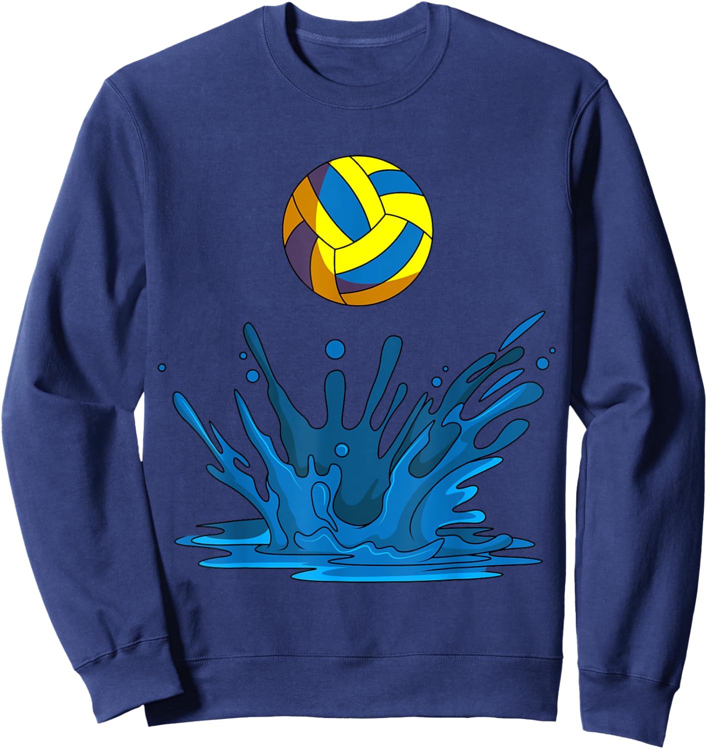 Water Polo Ball Player Team Sport Lover Swimmer Goalie Sweatshirt - Sweatshirt | Navy