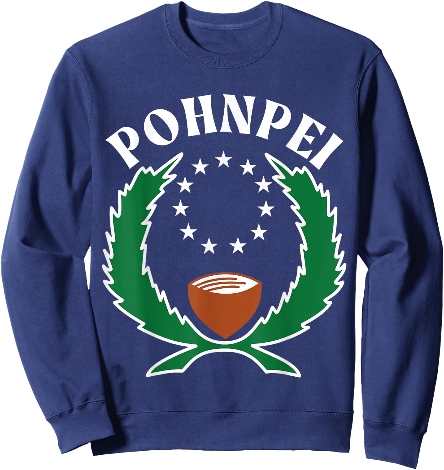 Pohnpei Flag, Pohnpei Sweatshirt - Sweatshirt | Navy