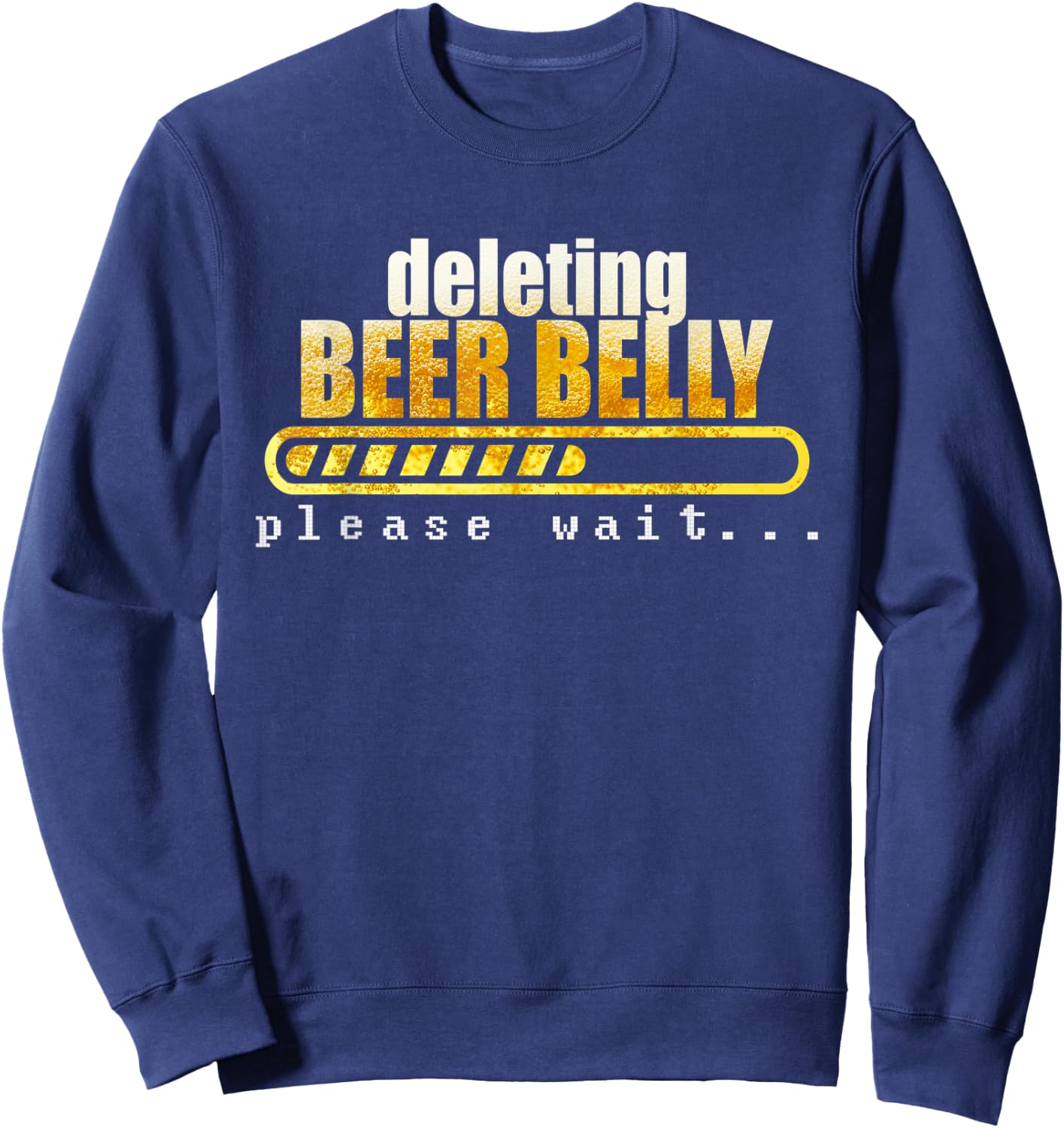 Deleting beer belly, please wait... Sweatshirt - Sweatshirt | Navy