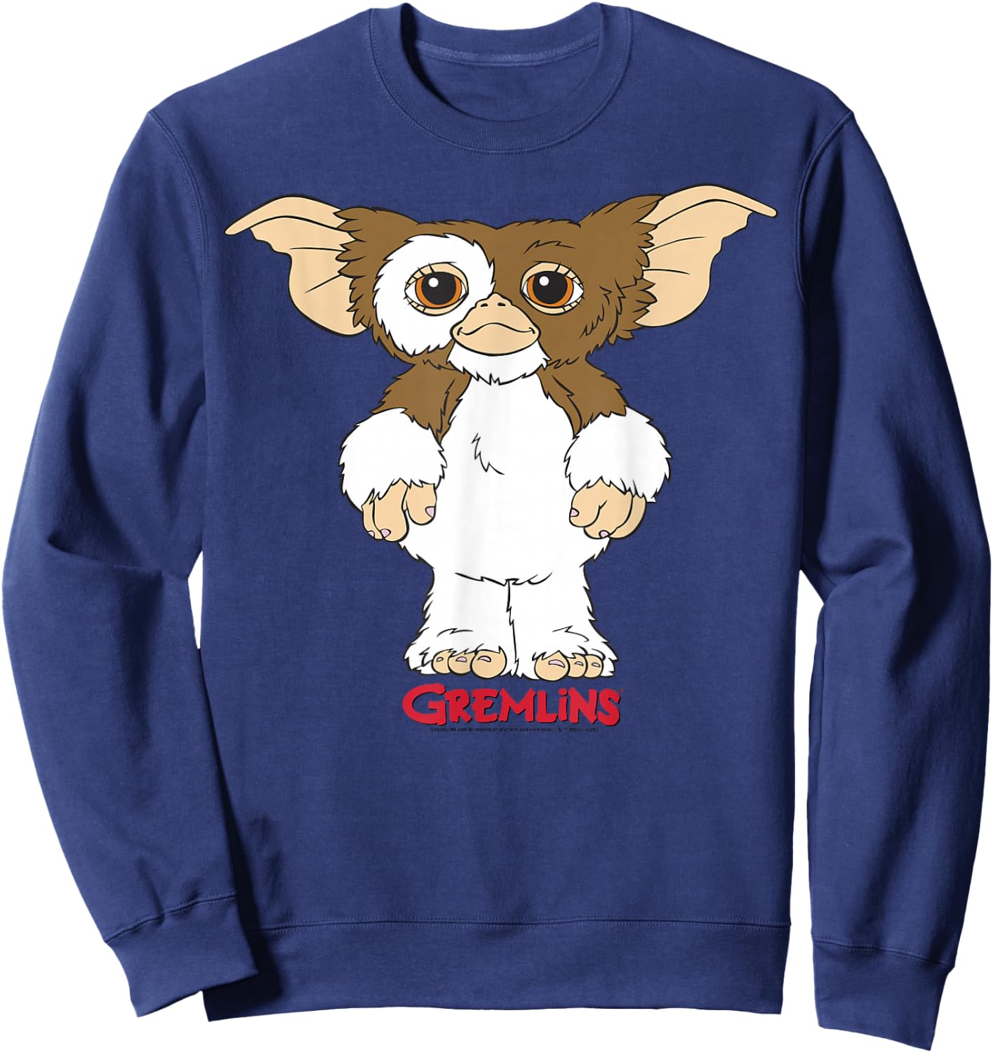 Gremlins Gizmo Simple Portrait Sweatshirt - Sweatshirt | Navy