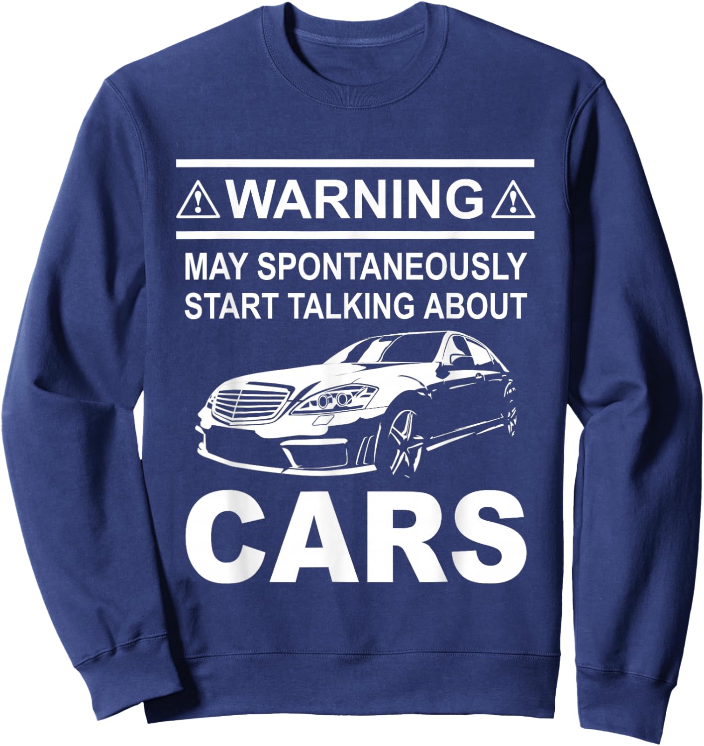 Funny Car Cars Engineer Mechanic Lovers-Gift Men Boys Teens Sweatshirt - Sweatshirt | Navy