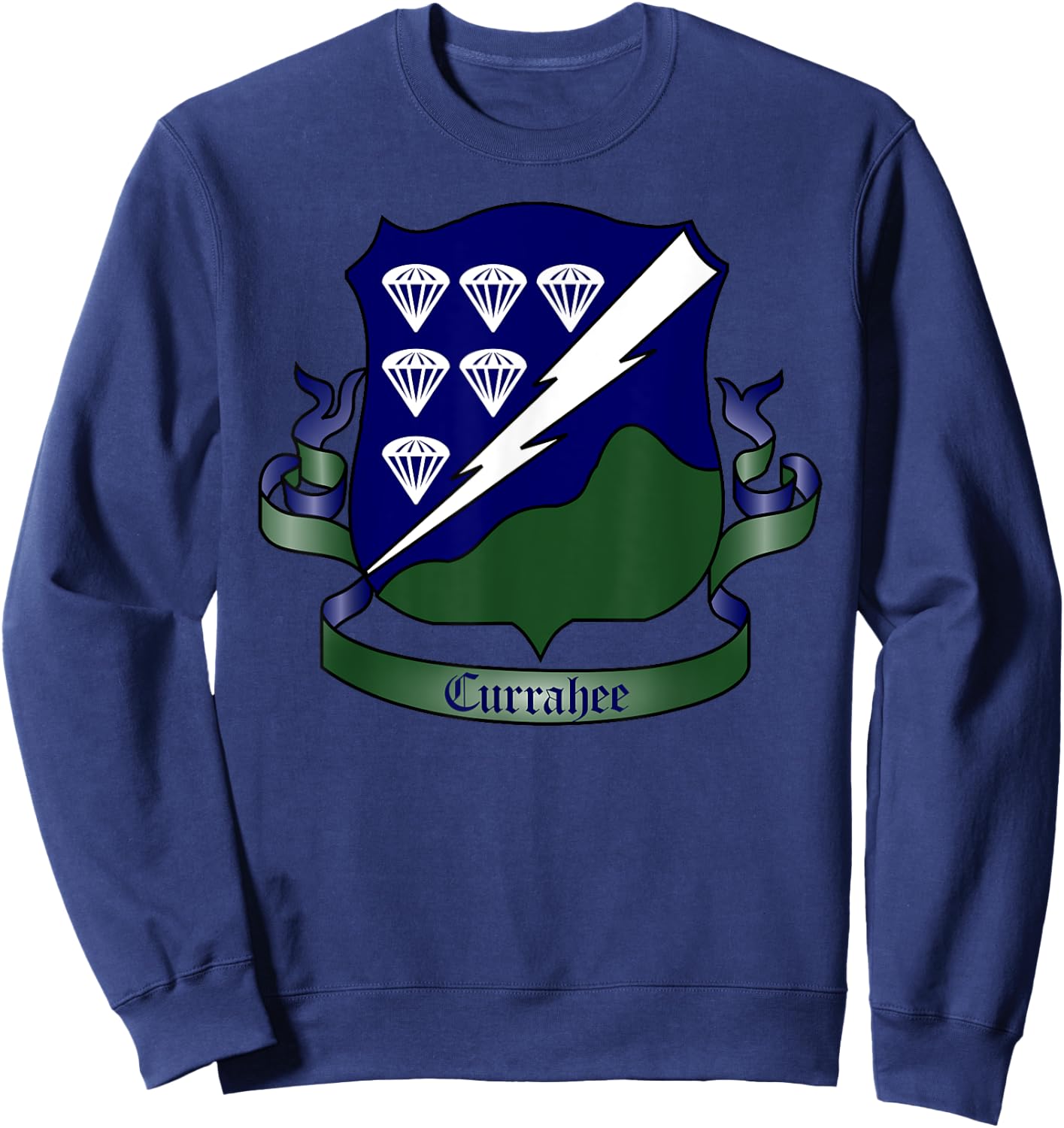 101st Airborne - 506th PIR DUI - Currahee centered Sweatshirt - Sweatshirt | Navy
