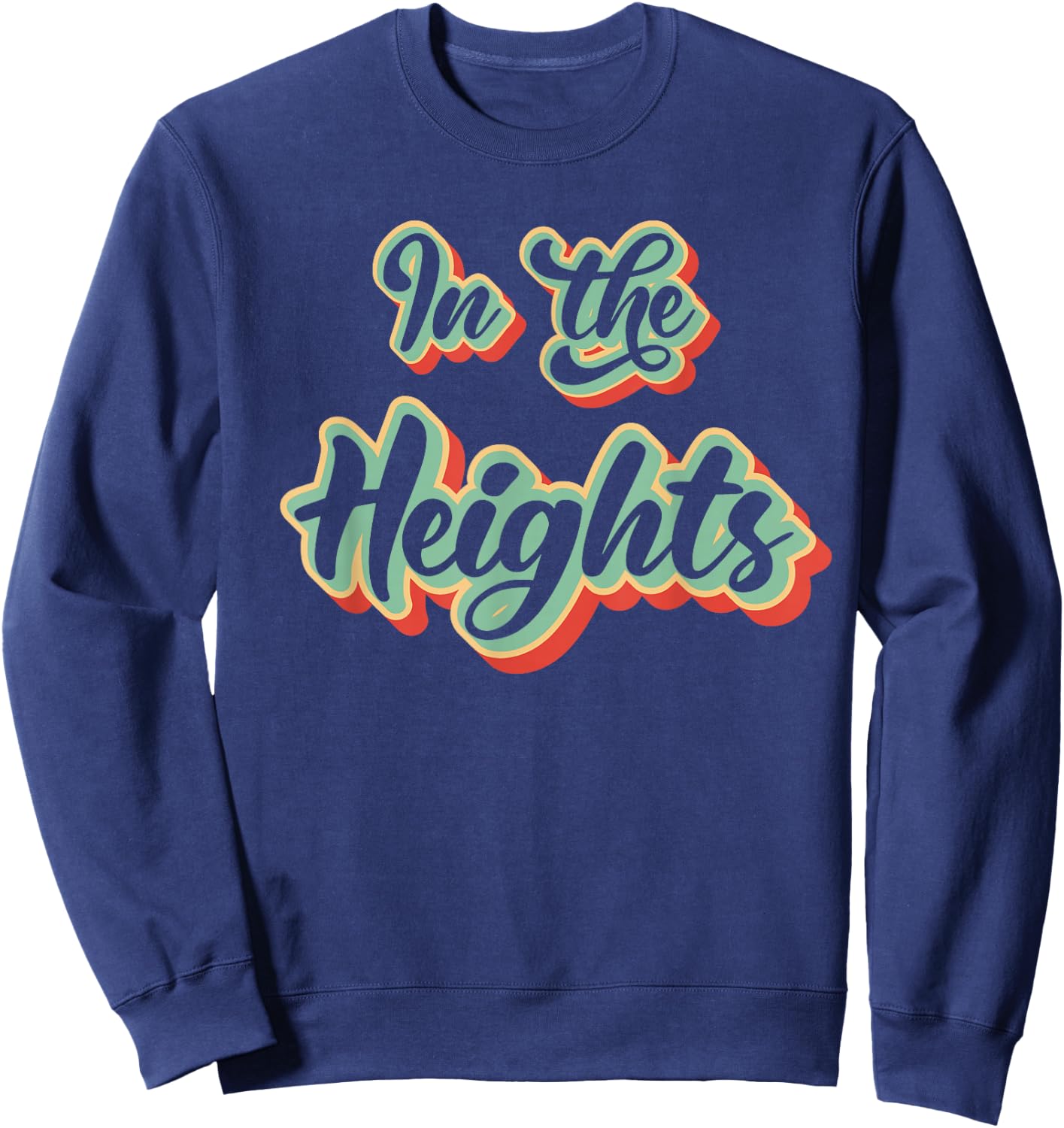 In New York the Washington Heights Black Adult Sweatshirt - Sweatshirt | Navy