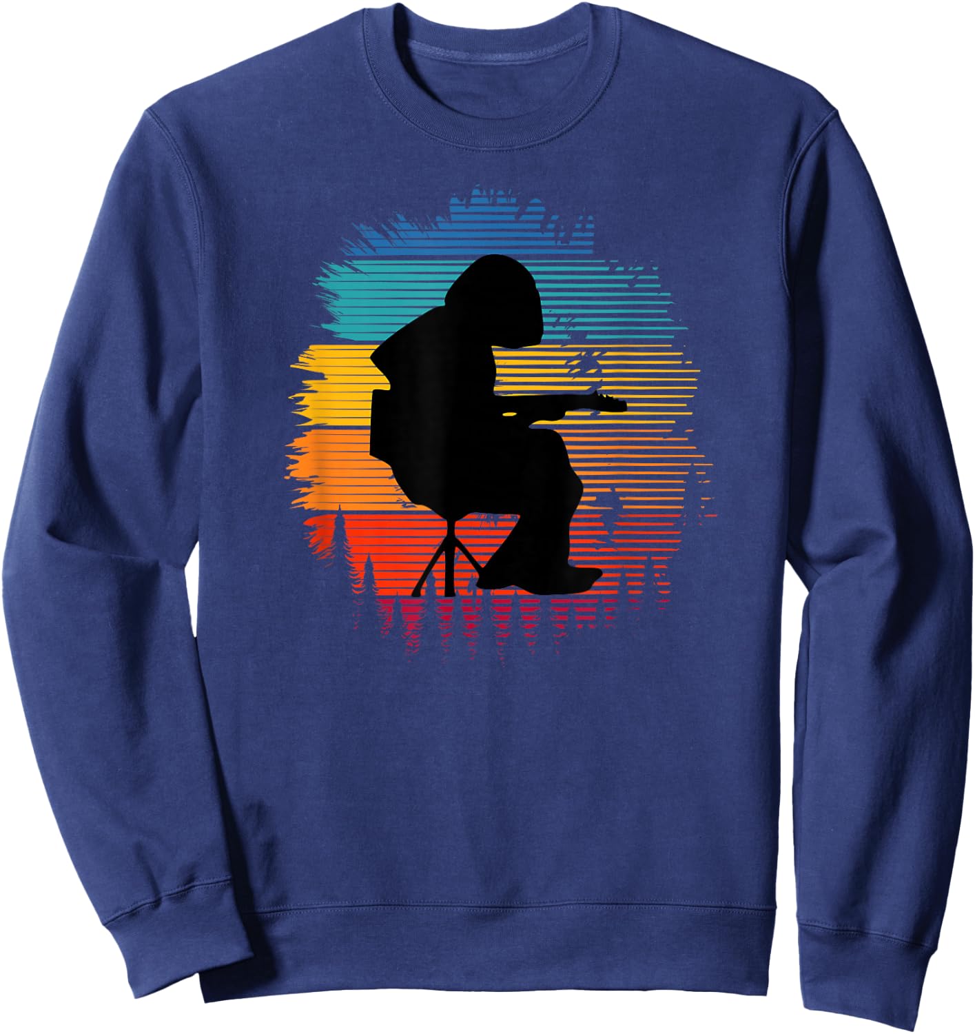 WSP Mikey Houser Forest Color Splash Sweatshirt - Sweatshirt | Navy
