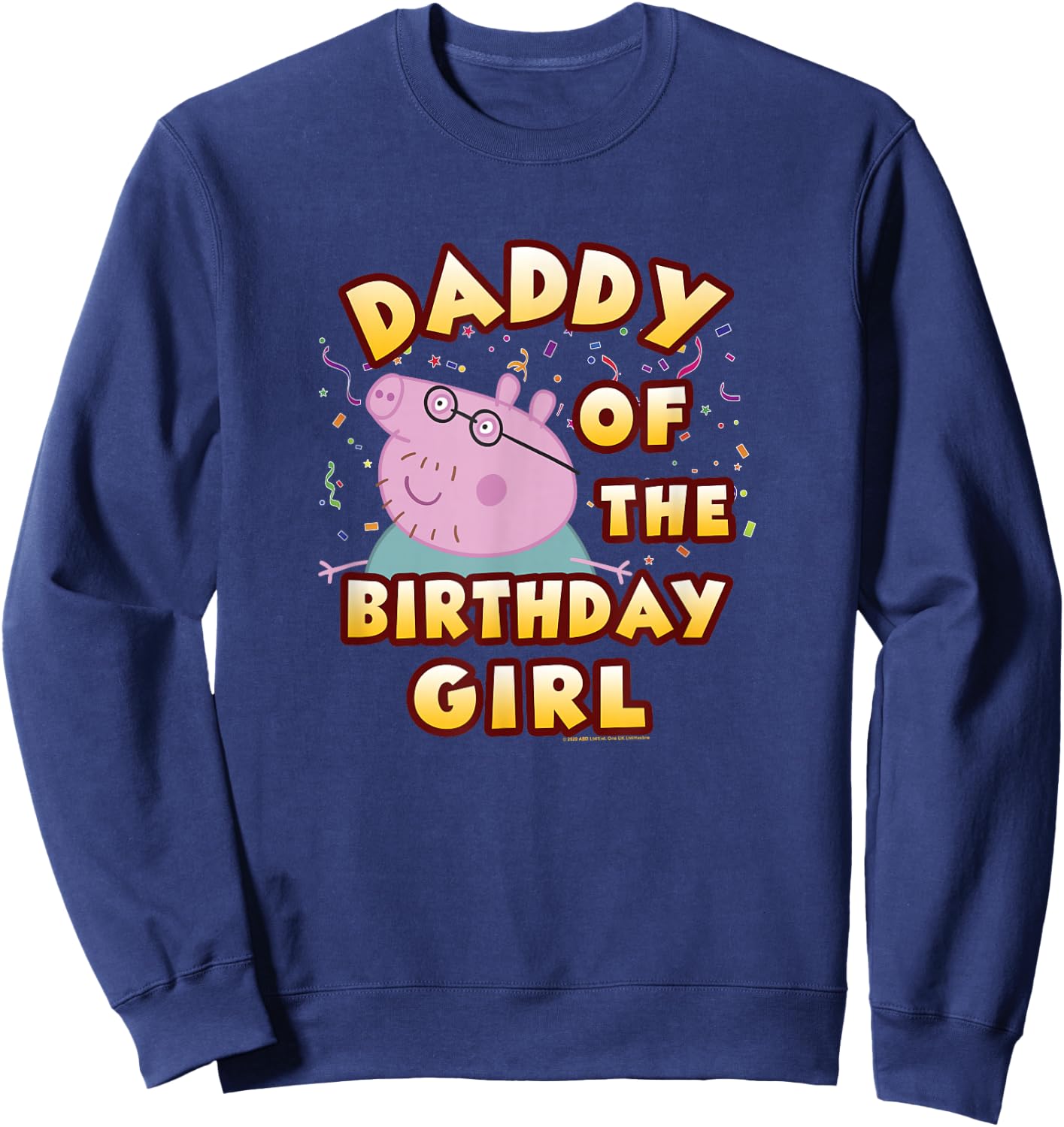 Peppa Pig Daddy Of The Birthday Girl Sweatshirt - Sweatshirt | Navy