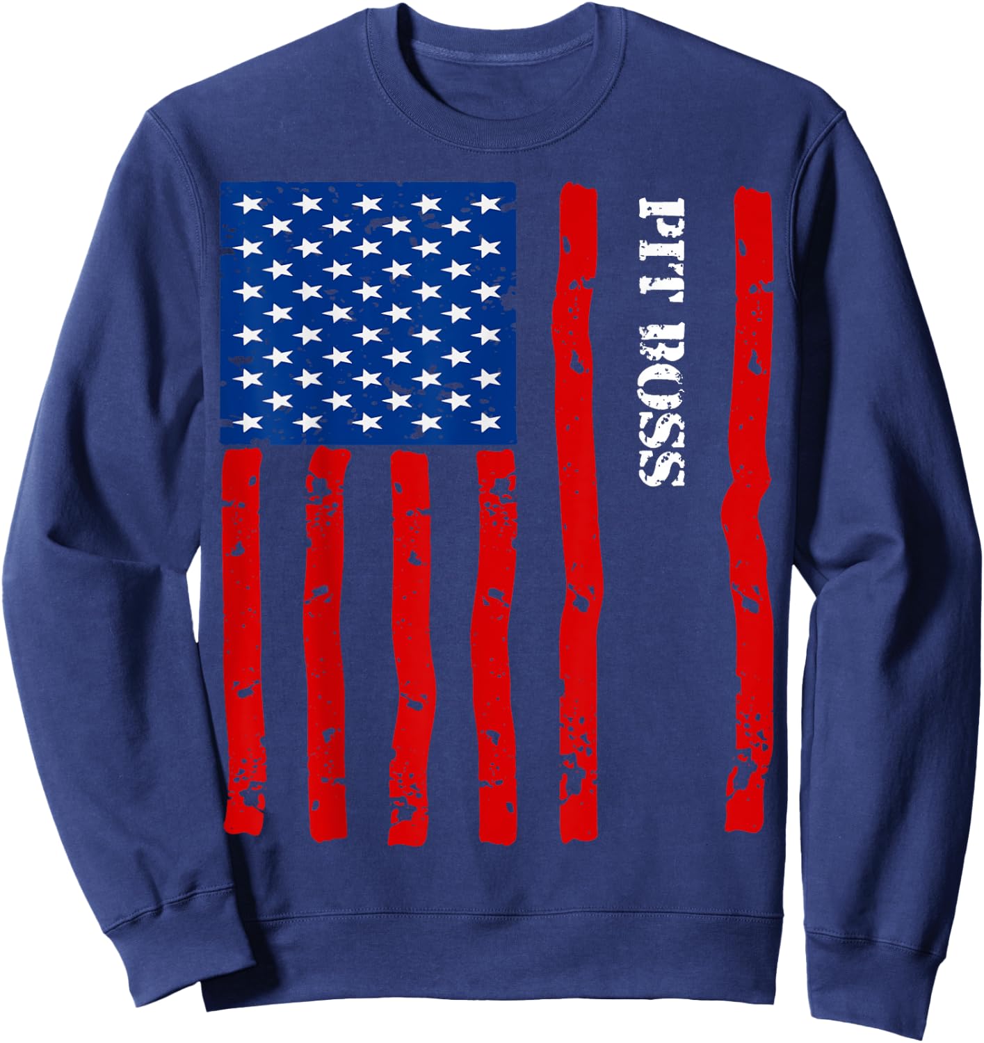 Cool Pit-boss Accessories Things Stuff USA Flag Sweatshirt - Sweatshirt | Navy