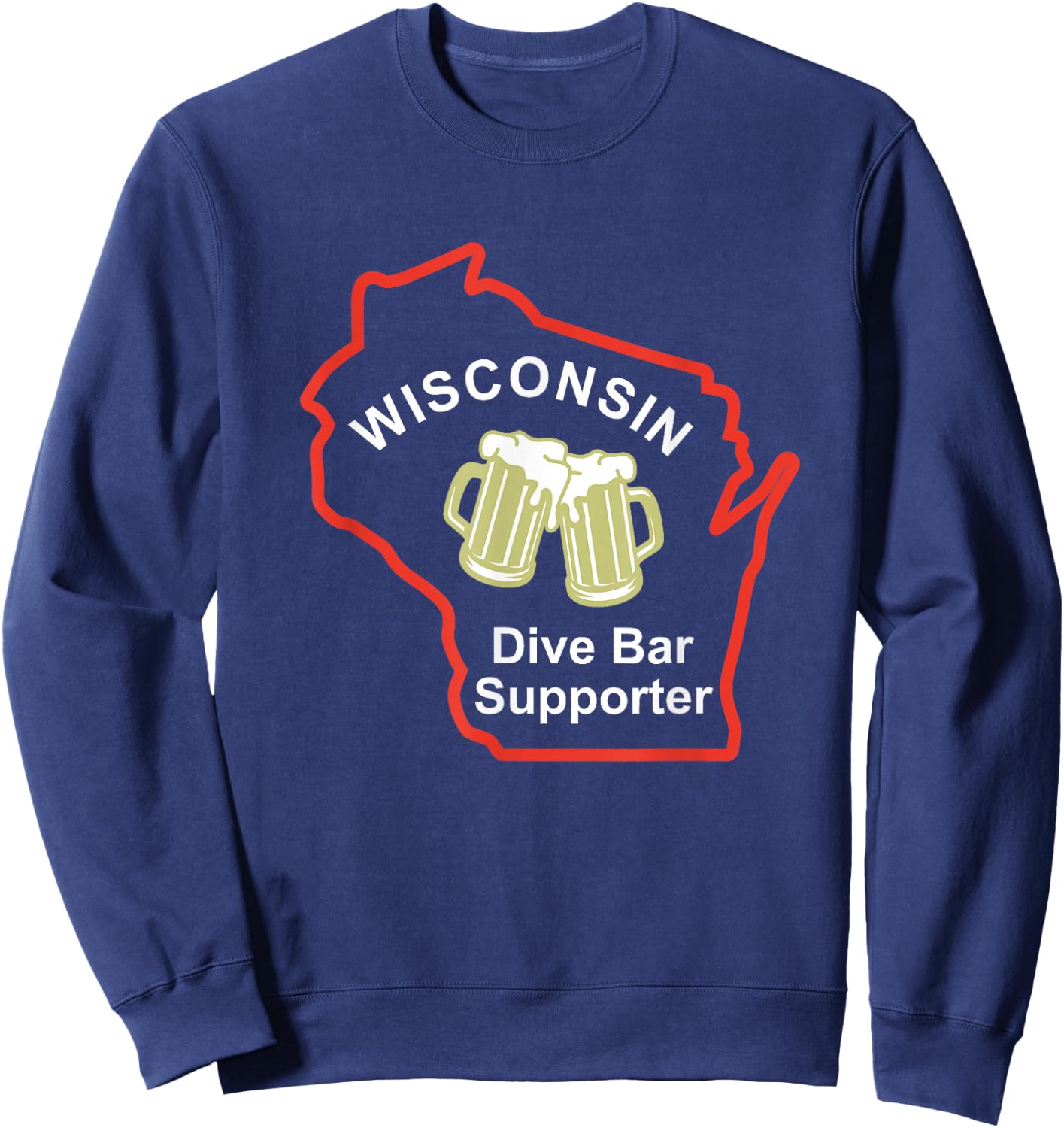 Wisconsin Dive Bars Supporter Adventure Sweatshirt - Sweatshirt | Navy