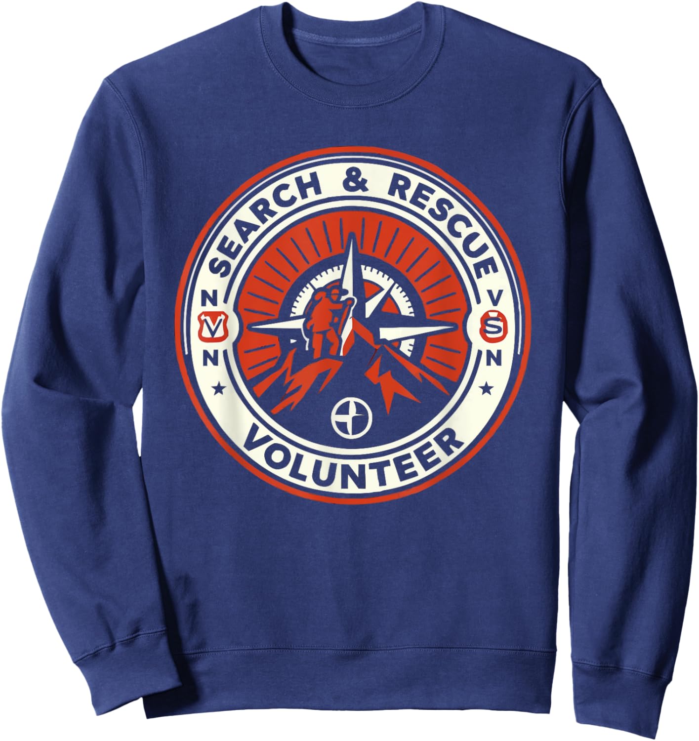 Search And Rescue Team SAR Emergency Response Sweatshirt - Sweatshirt | Navy