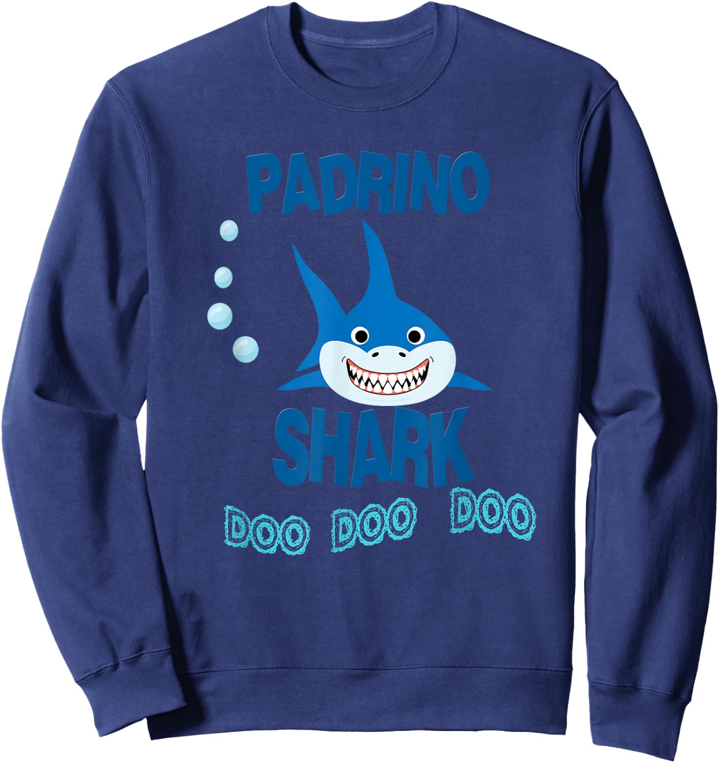 Padrino Shark Gift Grandpa - Camisa de Regalo Padrino Sweatshirt - Sweatshirt | Navy