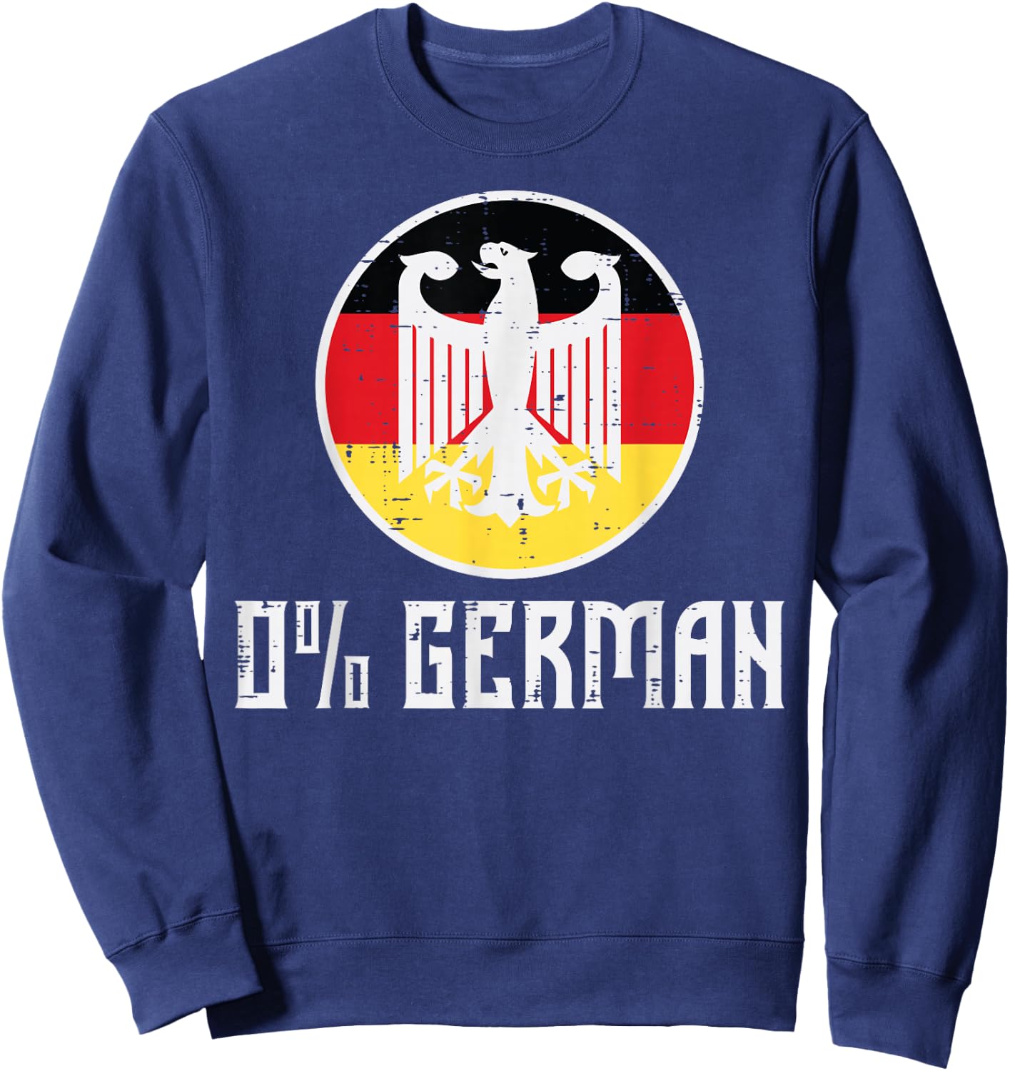 0 Percent German Eagle Oktoberfest Costume Men Women Kids Sweatshirt - Sweatshirt | Navy