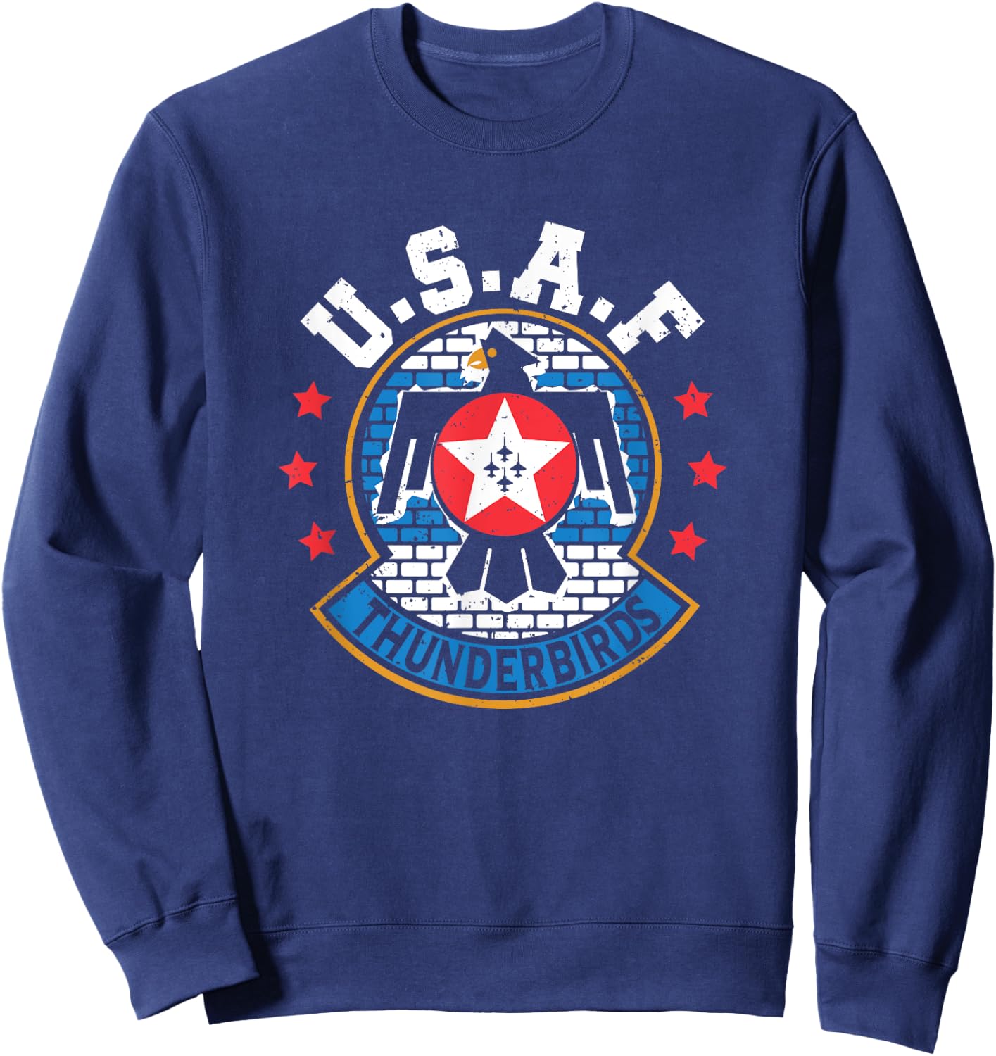 Thunderbirds Military Uniform Airforce Sweatshirt - Sweatshirt | Navy