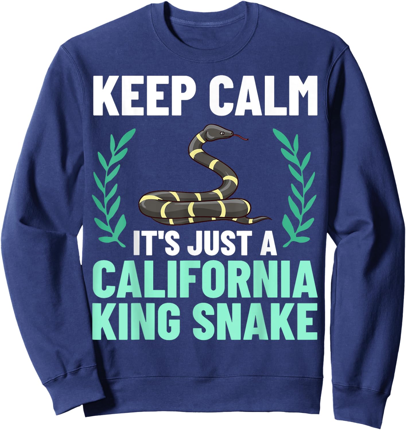 California King Snake High White Habitat Sweatshirt - Sweatshirt | Navy