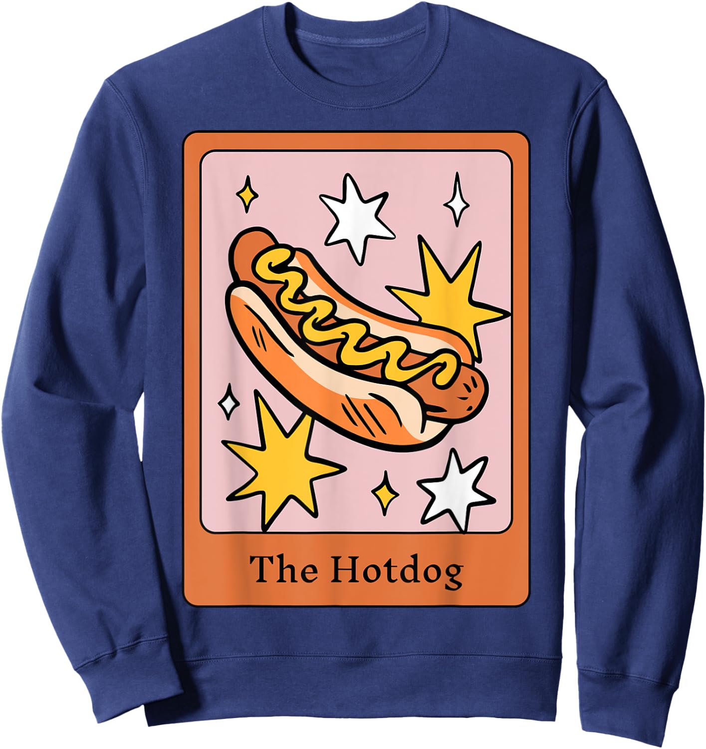 The Hotdog Tarot Men Women Sweatshirt - Sweatshirt | Navy