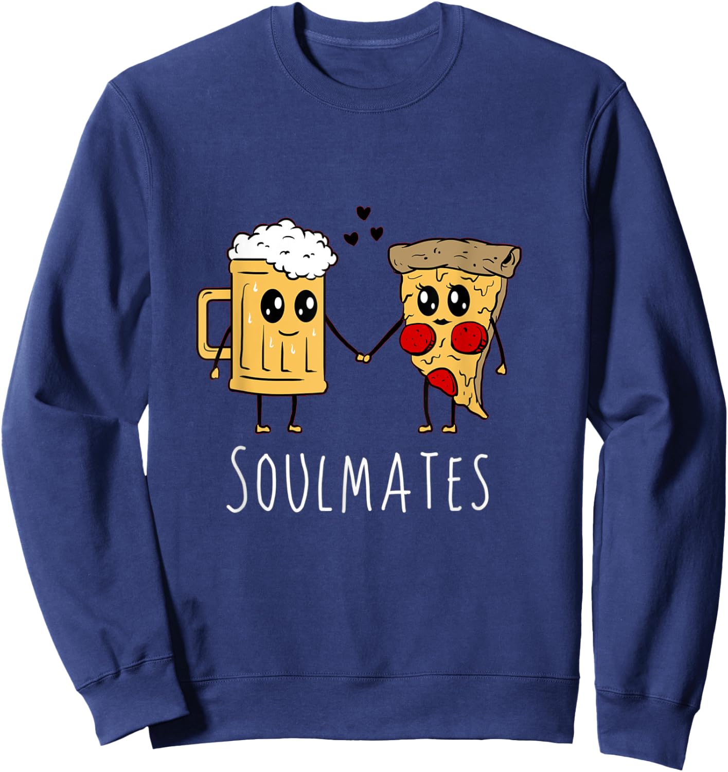 Soulmates Pizza Beer Sweatshirt - Sweatshirt | Navy