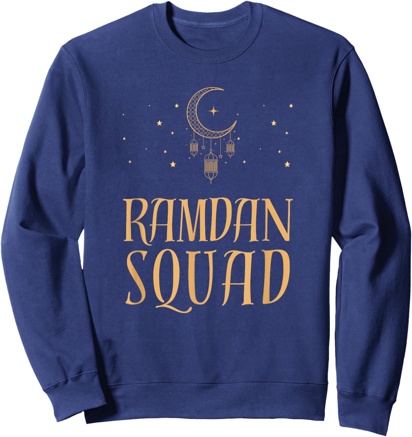 Ramadan Squad Family Group Matching Ramazan Party Pajama Sweatshirt - Sweatshirt | Navy