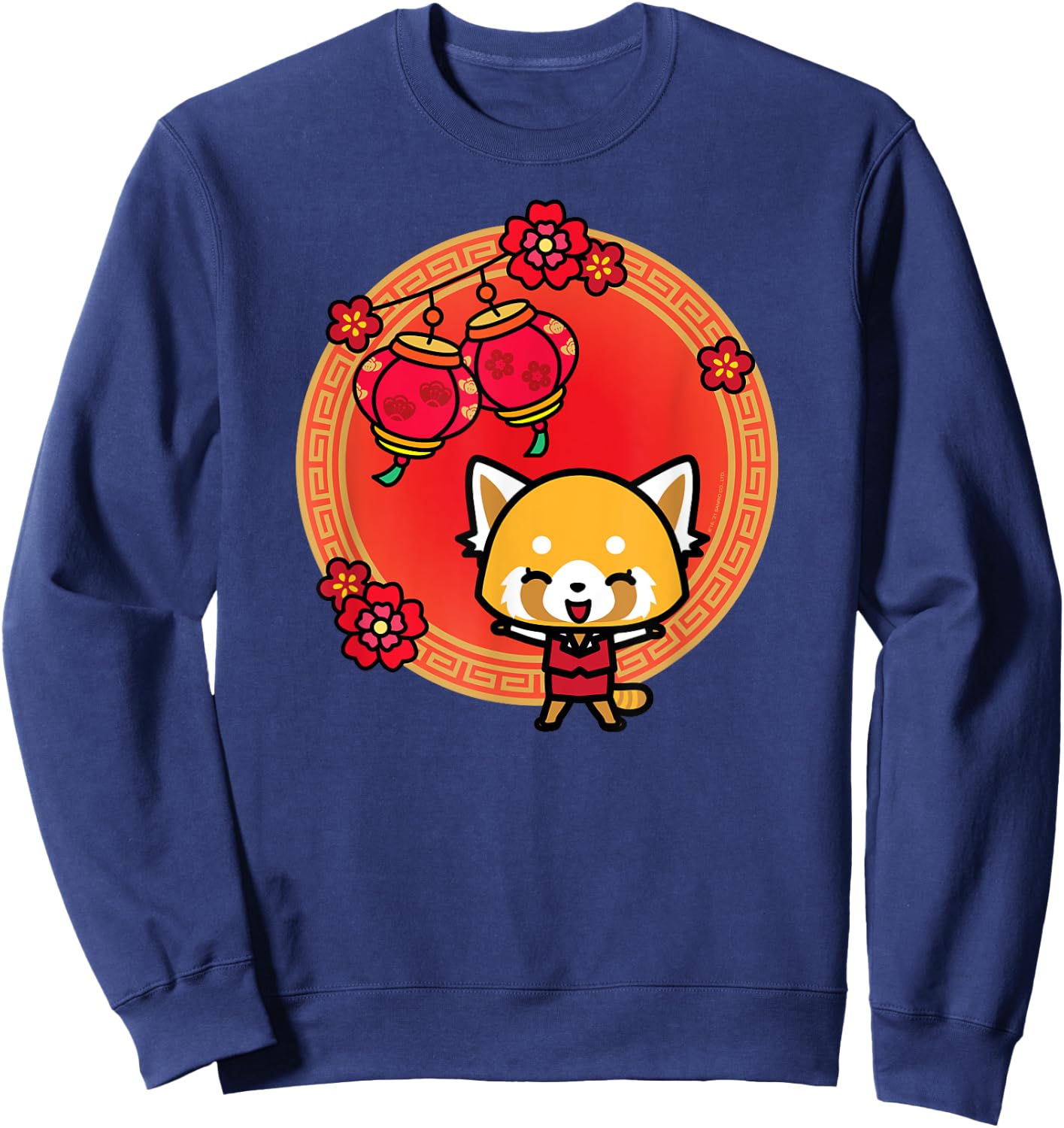 Aggretsuko Lunar New Year Sweatshirt - Sweatshirt | Navy