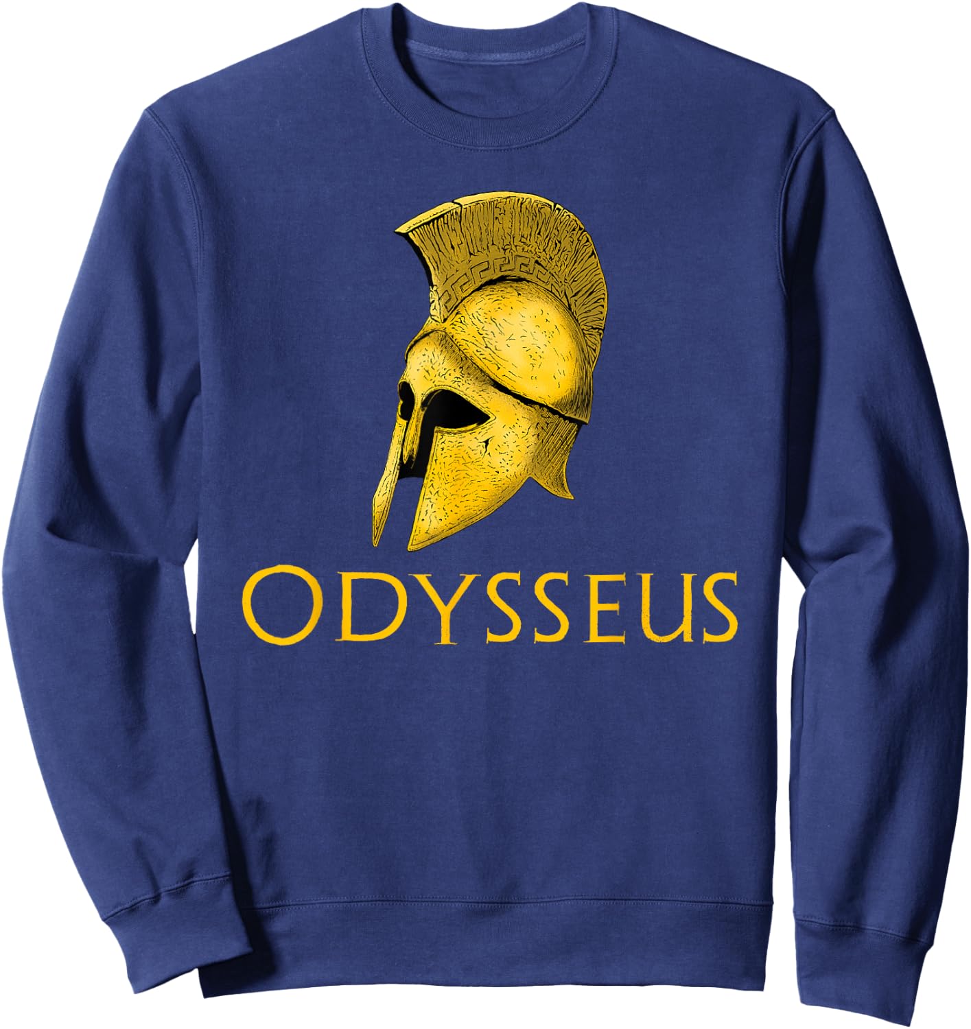 Ancient Greek Epic Myth - Odysseus - Trojan War The Iliad Sweatshirt - Sweatshirt | Navy