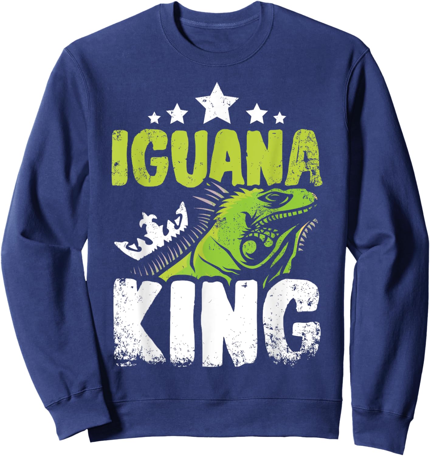 Iguana king Sweatshirt - Sweatshirt | Navy