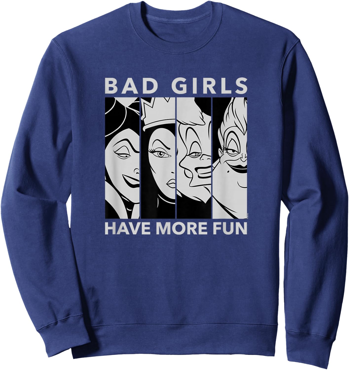 Disney Villains - Bad Girls Have More Fun Sweatshirt - Sweatshirt | Navy
