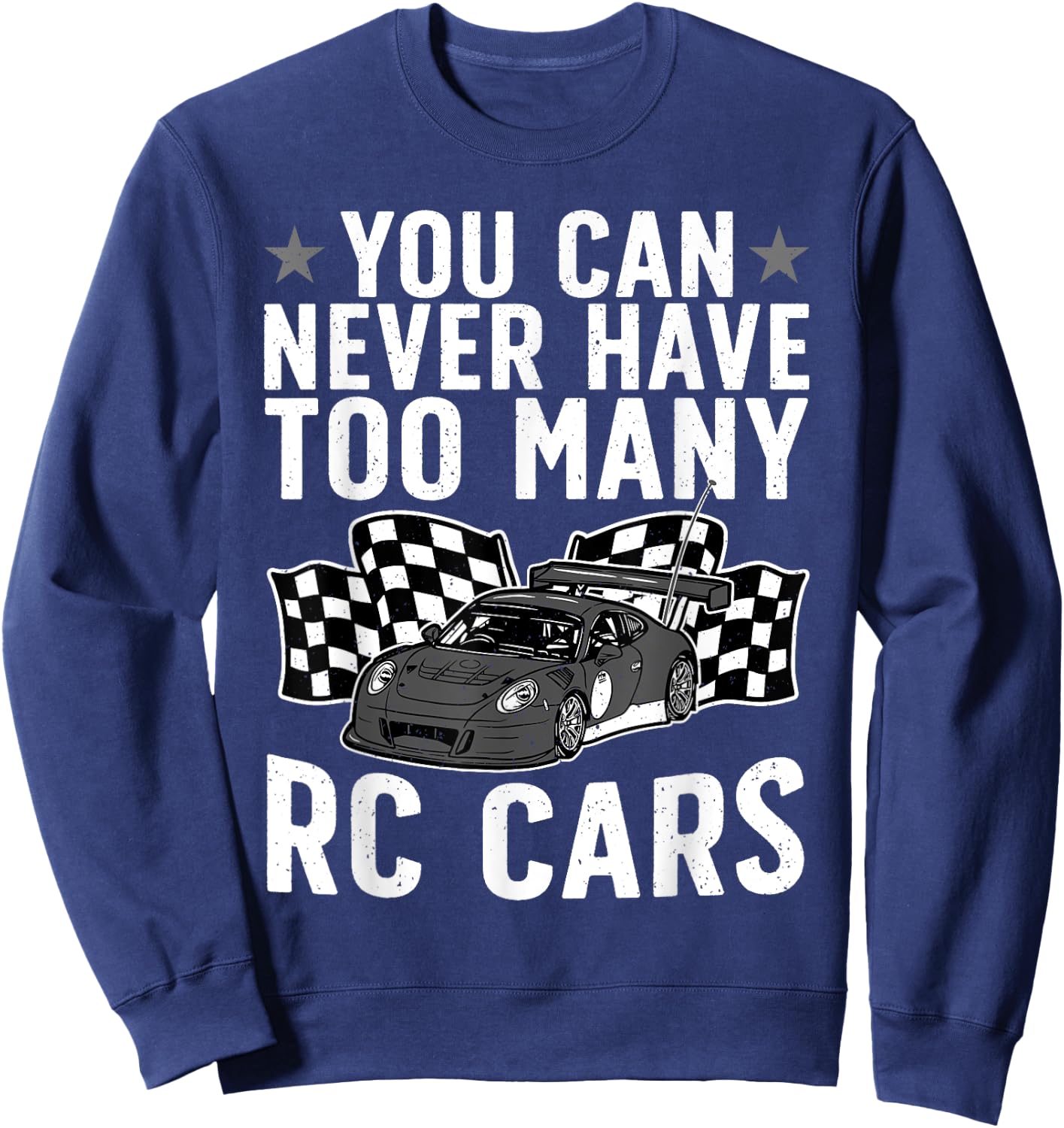 Cool RC Car Art Women Boys Girls RC Racing Lover Sweatshirt - Sweatshirt | Navy
