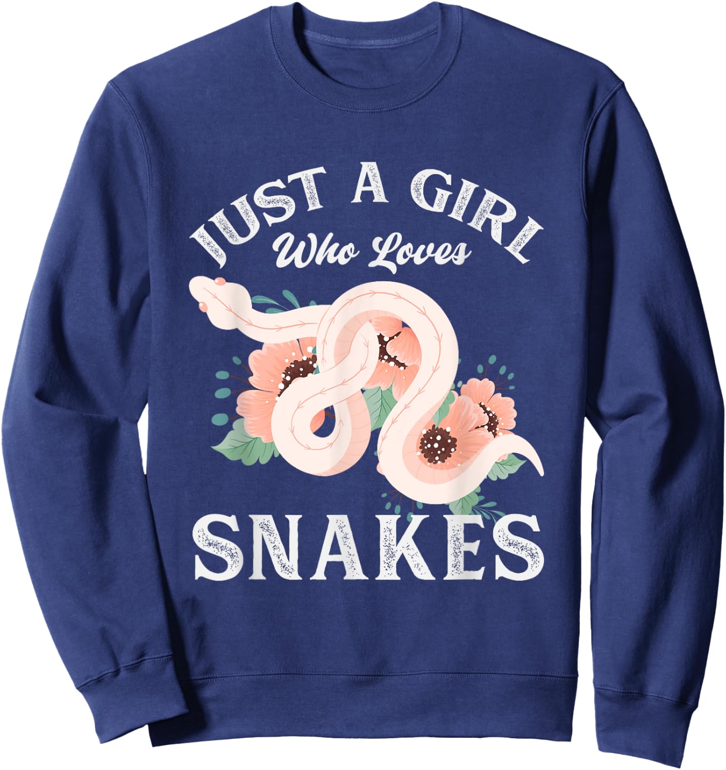 Just A Girl Who Loves Snakes Sweatshirt - Sweatshirt | Navy