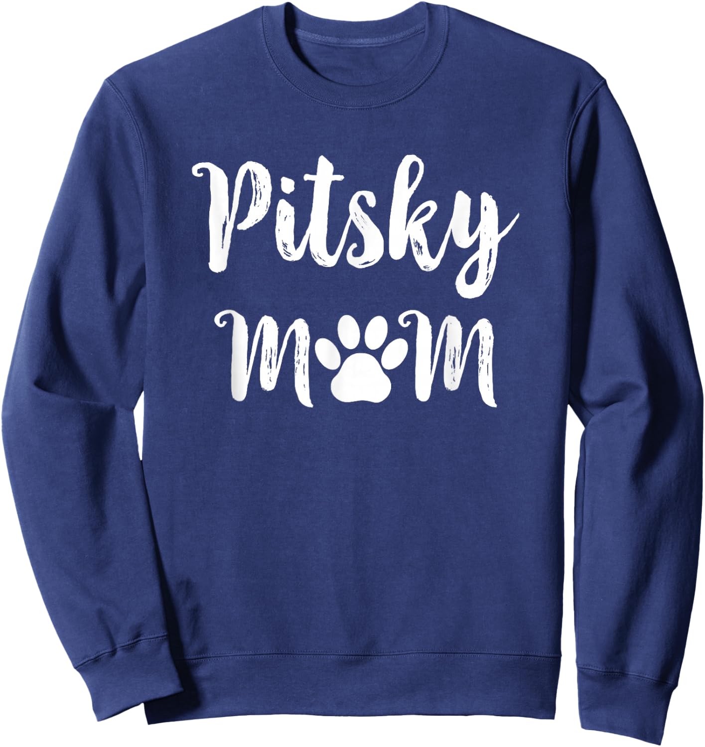 Pitsky Mom Pitsky Dog Women Sweatshirt - Sweatshirt | Navy