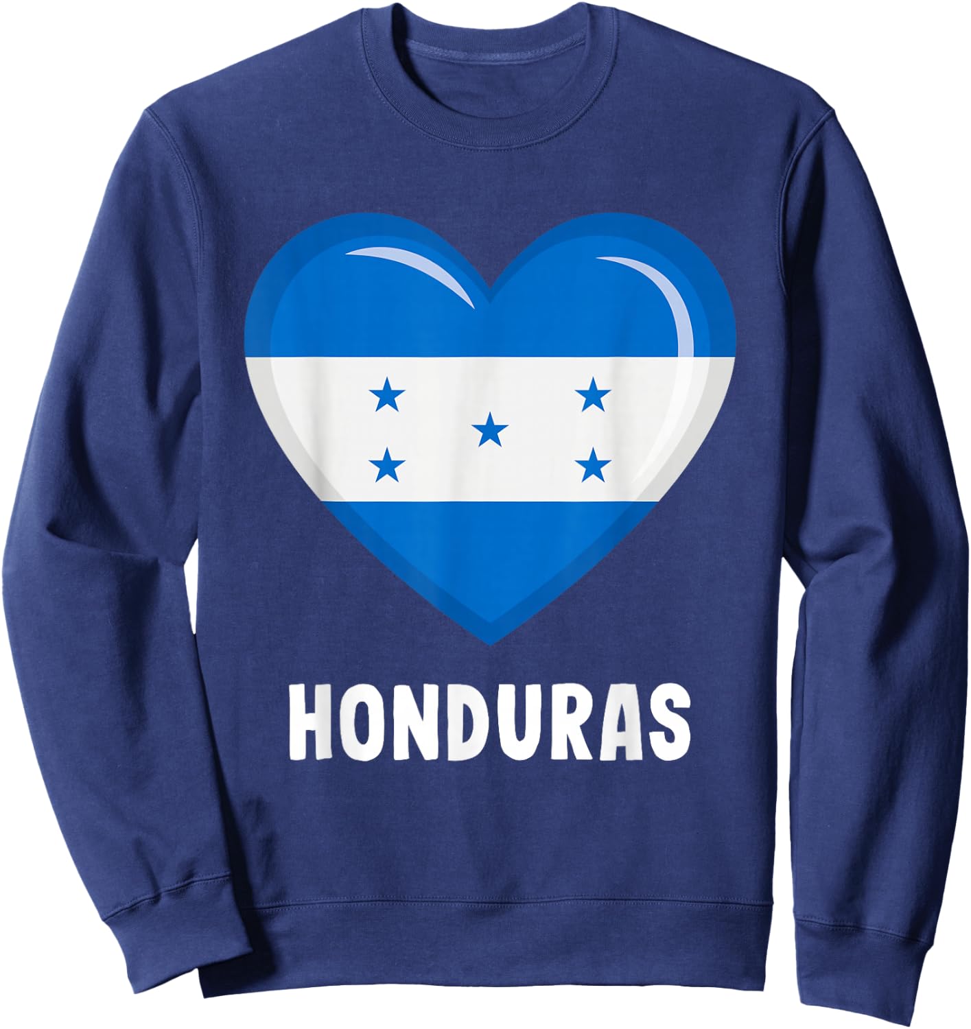 Honduran Flag Jersey | Honduran Sweatshirt - Sweatshirt | Navy