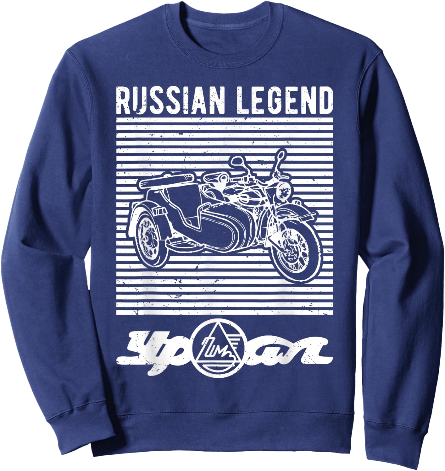 Ural Motorcycle Offroad Motorcycle Rider Sweatshirt - Sweatshirt | Navy