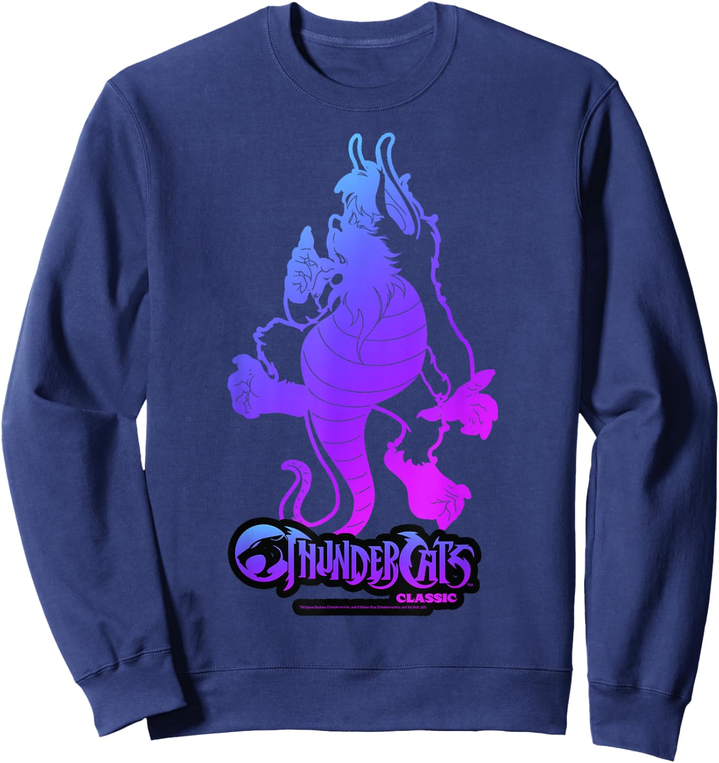ThunderCats Snarf Gradient Portrait Sweatshirt - Sweatshirt | Navy