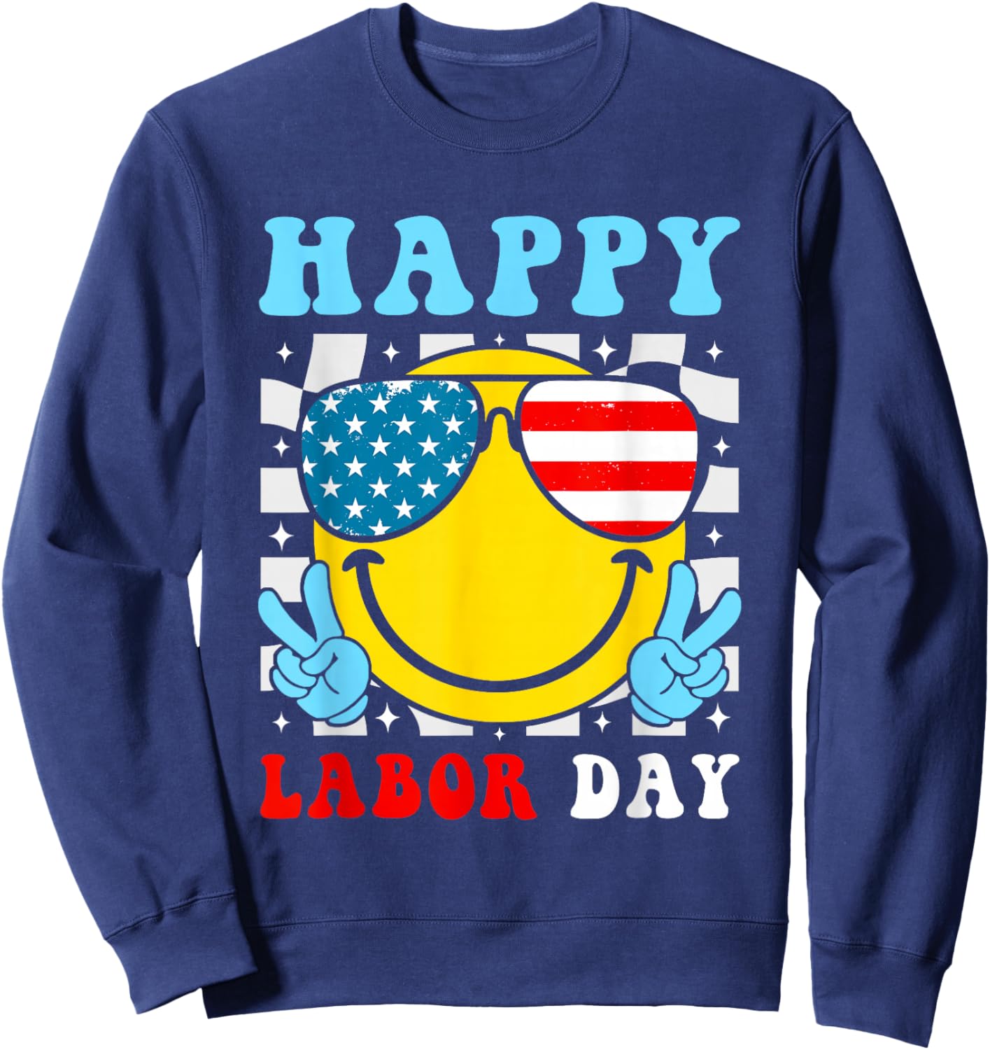Happy Labor Day Men Women Kids Sweatshirt - Sweatshirt | Navy