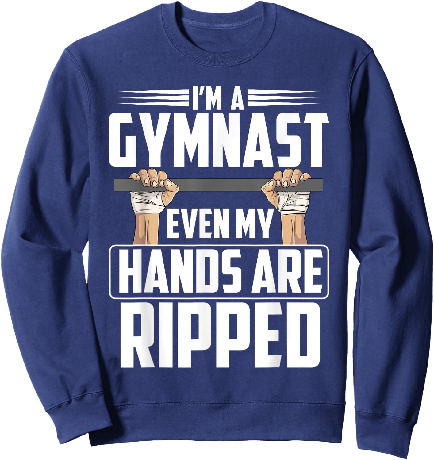 Funny Gymnastics Gift Boys Men | Cute Gymnast Sports Sweatshirt - Sweatshirt | Navy