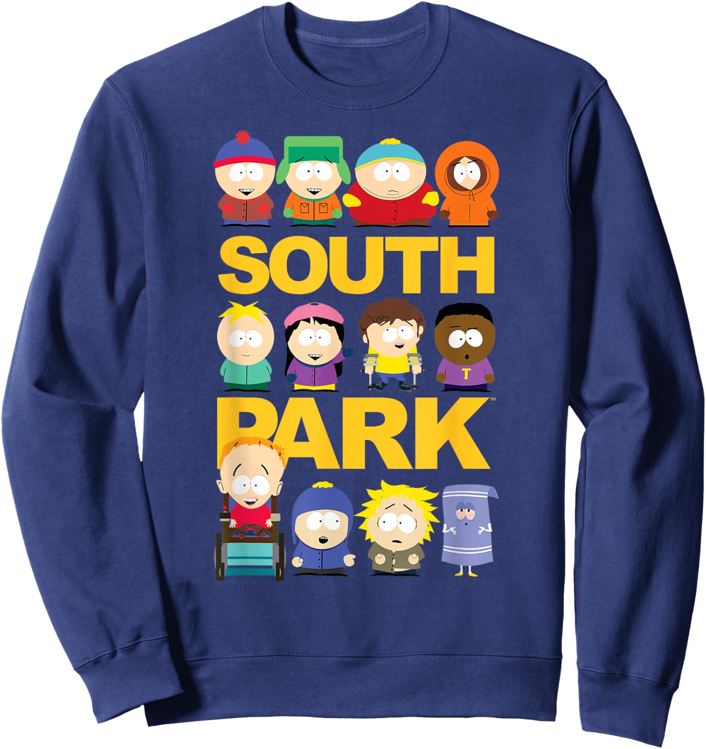 South Park Jumbo Group Sweatshirt - Sweatshirt | Navy