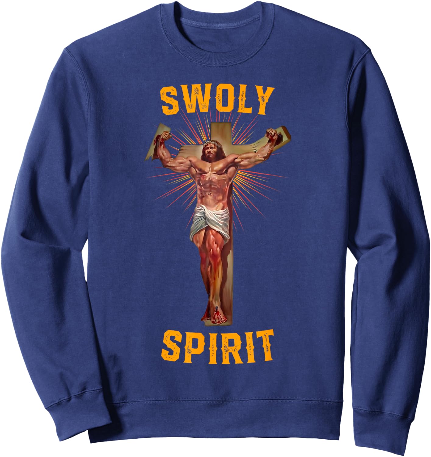 Swoly Spirit Sweatshirt - Sweatshirt | Navy