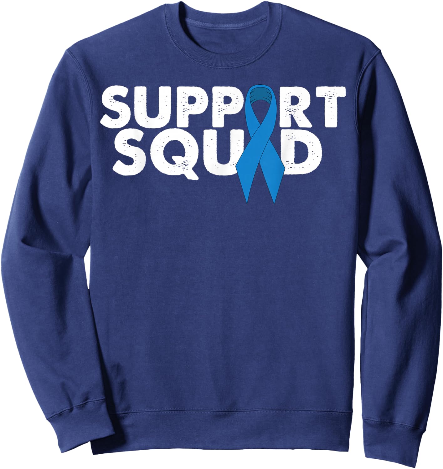Colon Cancer Support Squad Sweatshirt - Sweatshirt | Navy