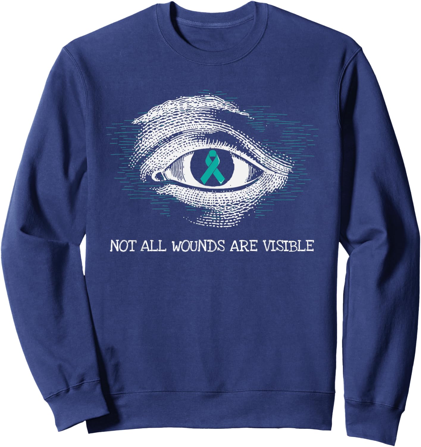 Veteran PTSD Awareness Suicide Prevention Military Gifts Sweatshirt - Sweatshirt | Navy