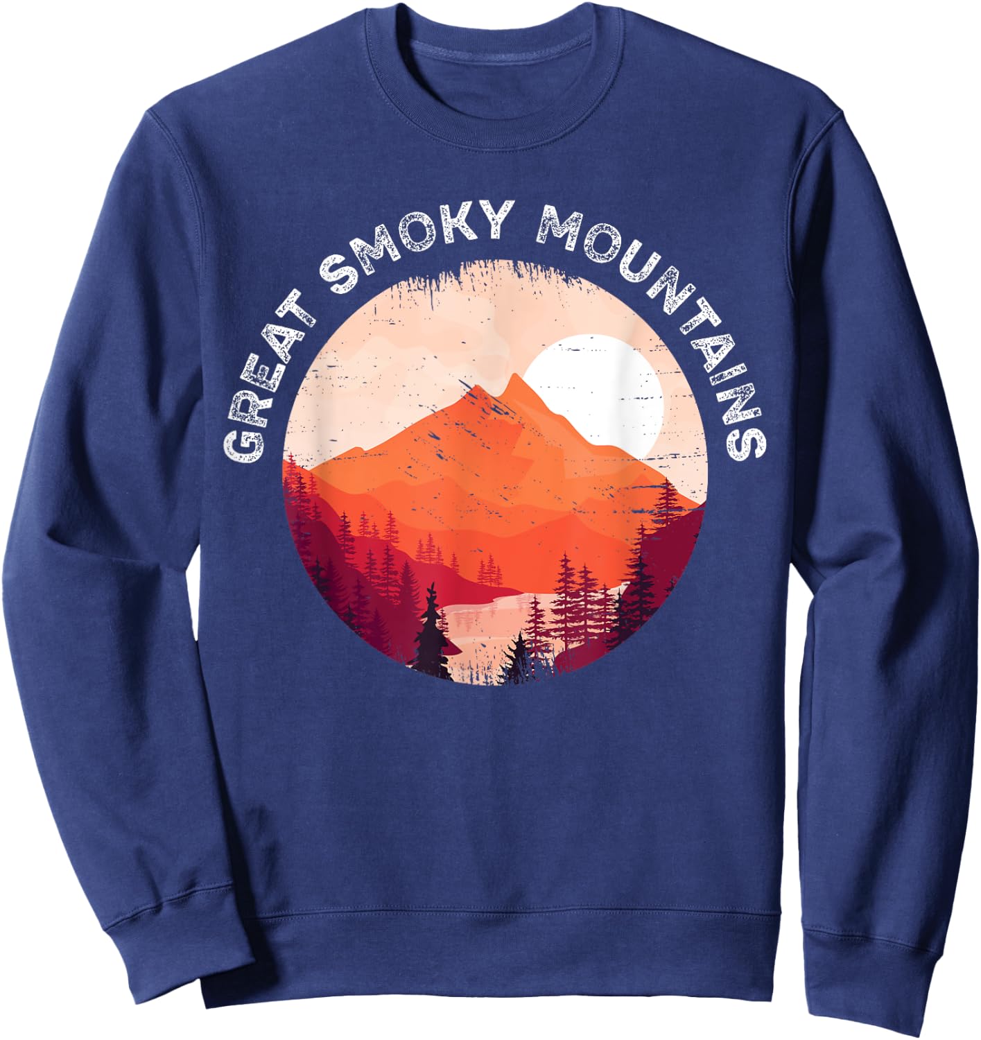 Great Smoky Mountains Hiking Souvenir Sweatshirt - Sweatshirt | Navy