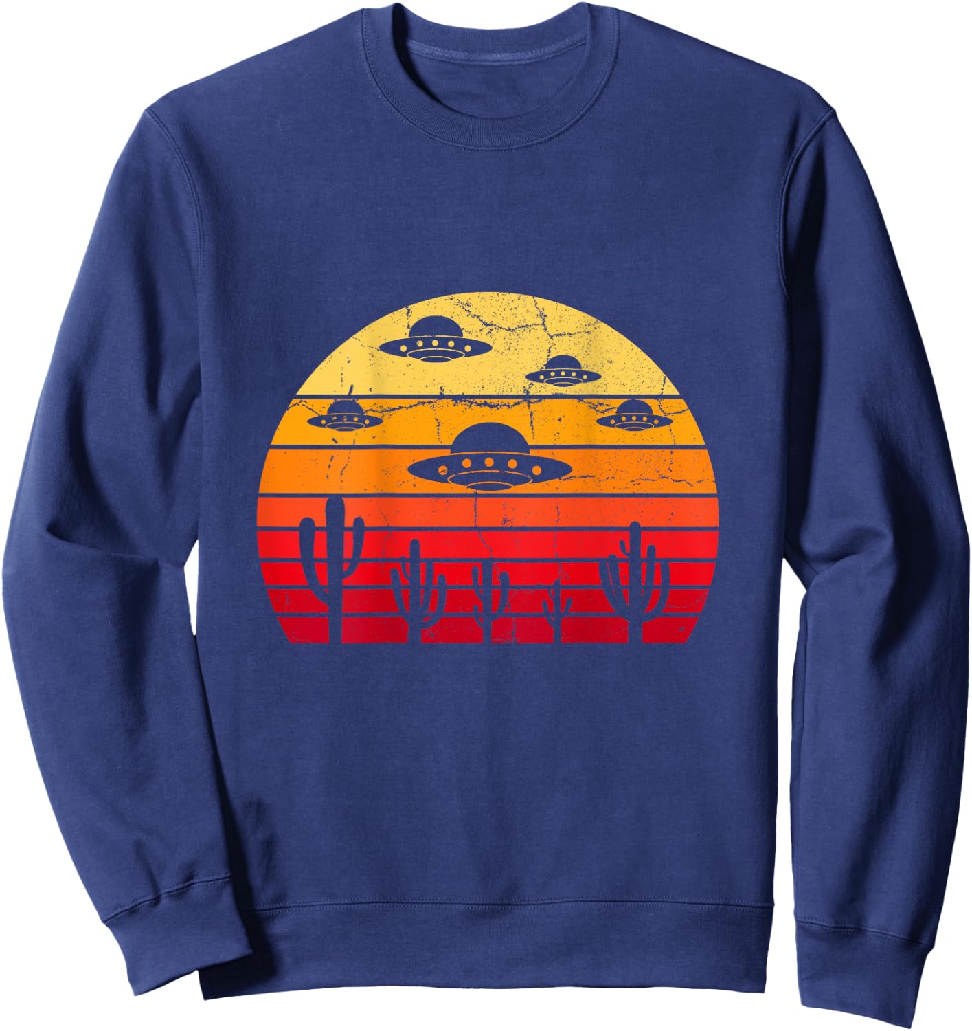 Aliens Balloon Aliens Statue Aliens Collection Aliens King Sweatshirt - Sweatshirt | Navy