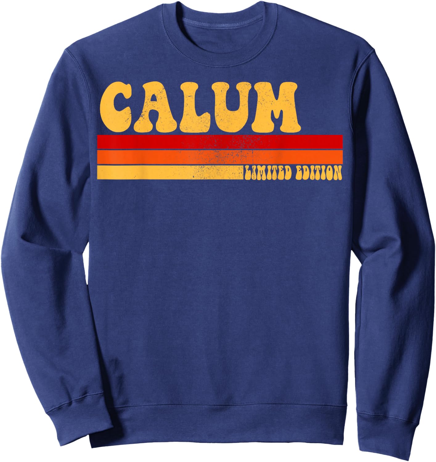 CALUM Name Personalized Idea Men Retro Vintage CALUM Sweatshirt - Sweatshirt | Navy