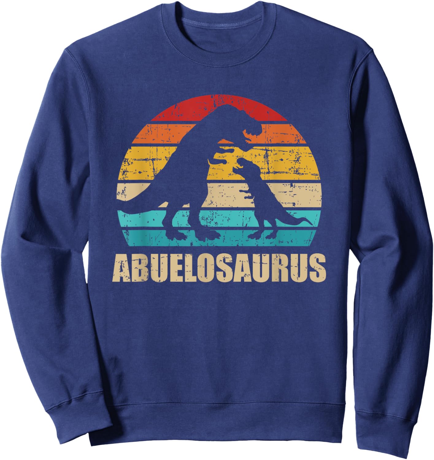 Abuelosaurus vintage retro para abuelo Sweatshirt - Sweatshirt | Navy