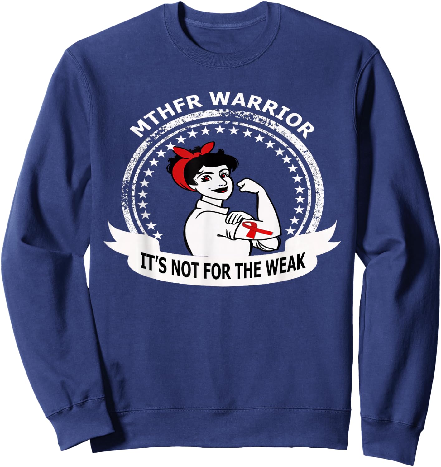 Mthfr Warrior Awareness Sweatshirt - Sweatshirt | Navy