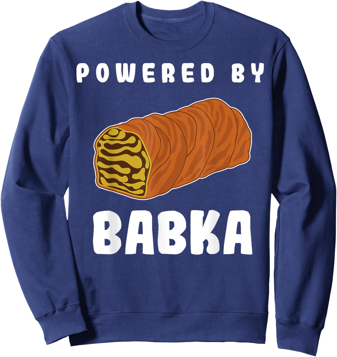 Polish Cake Powered By Babka Sweatshirt - Sweatshirt | Navy