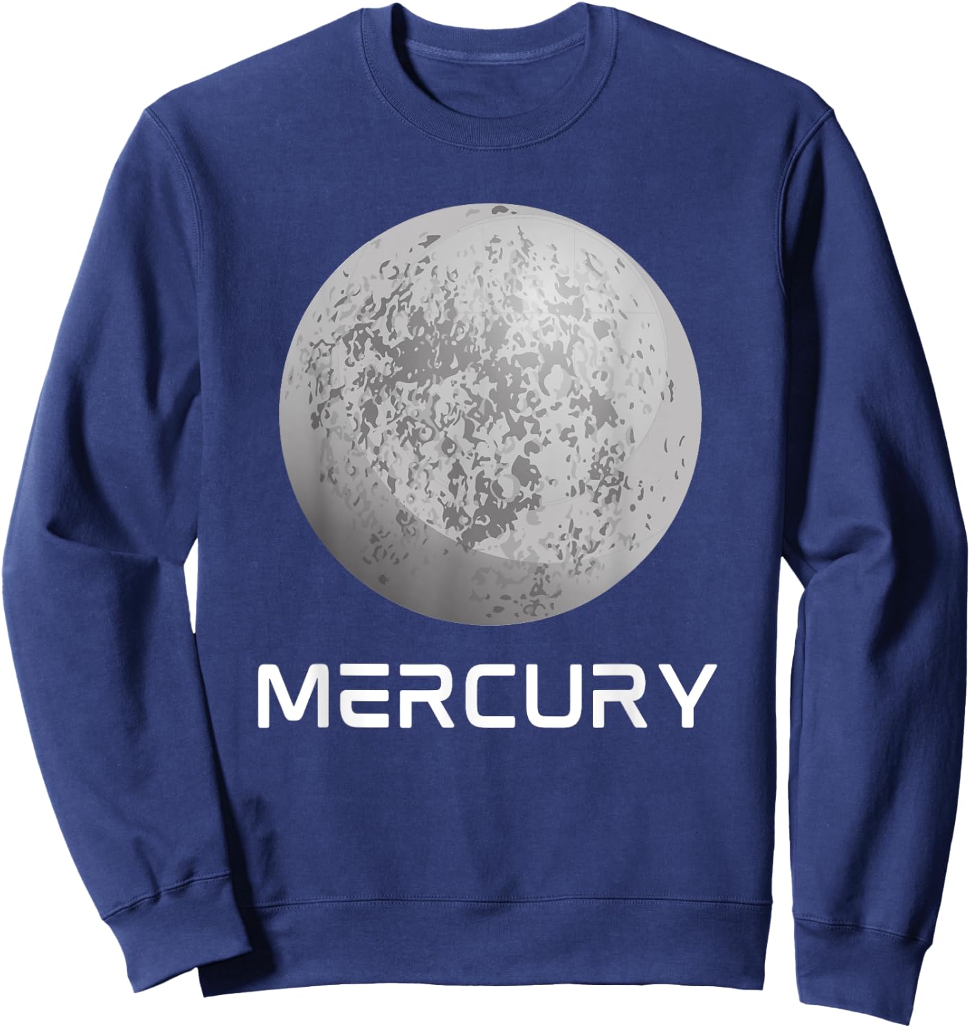 Solar System Planet Mercury Outer Space Sweatshirt - Sweatshirt | Navy