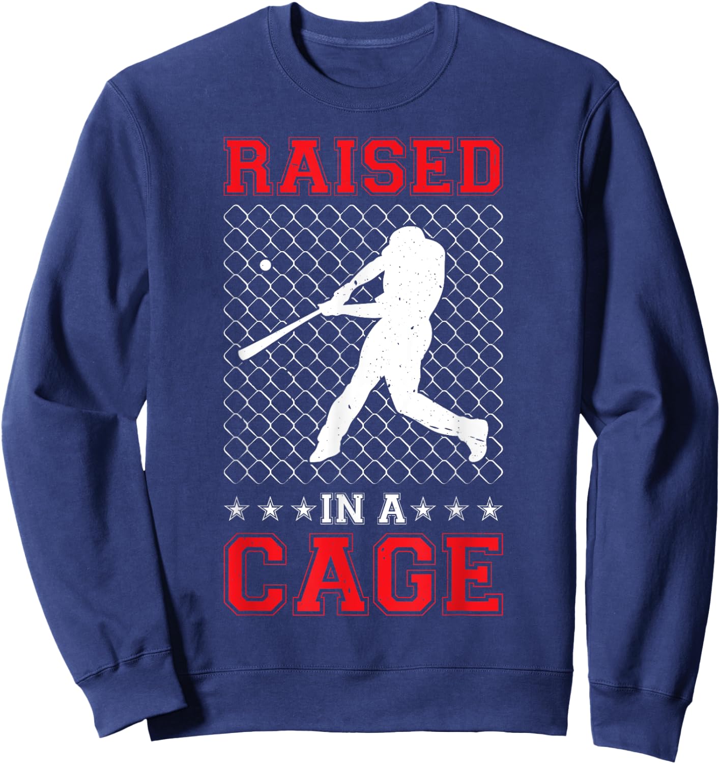 Raised In A Cage Sweatshirt - Sweatshirt | Navy
