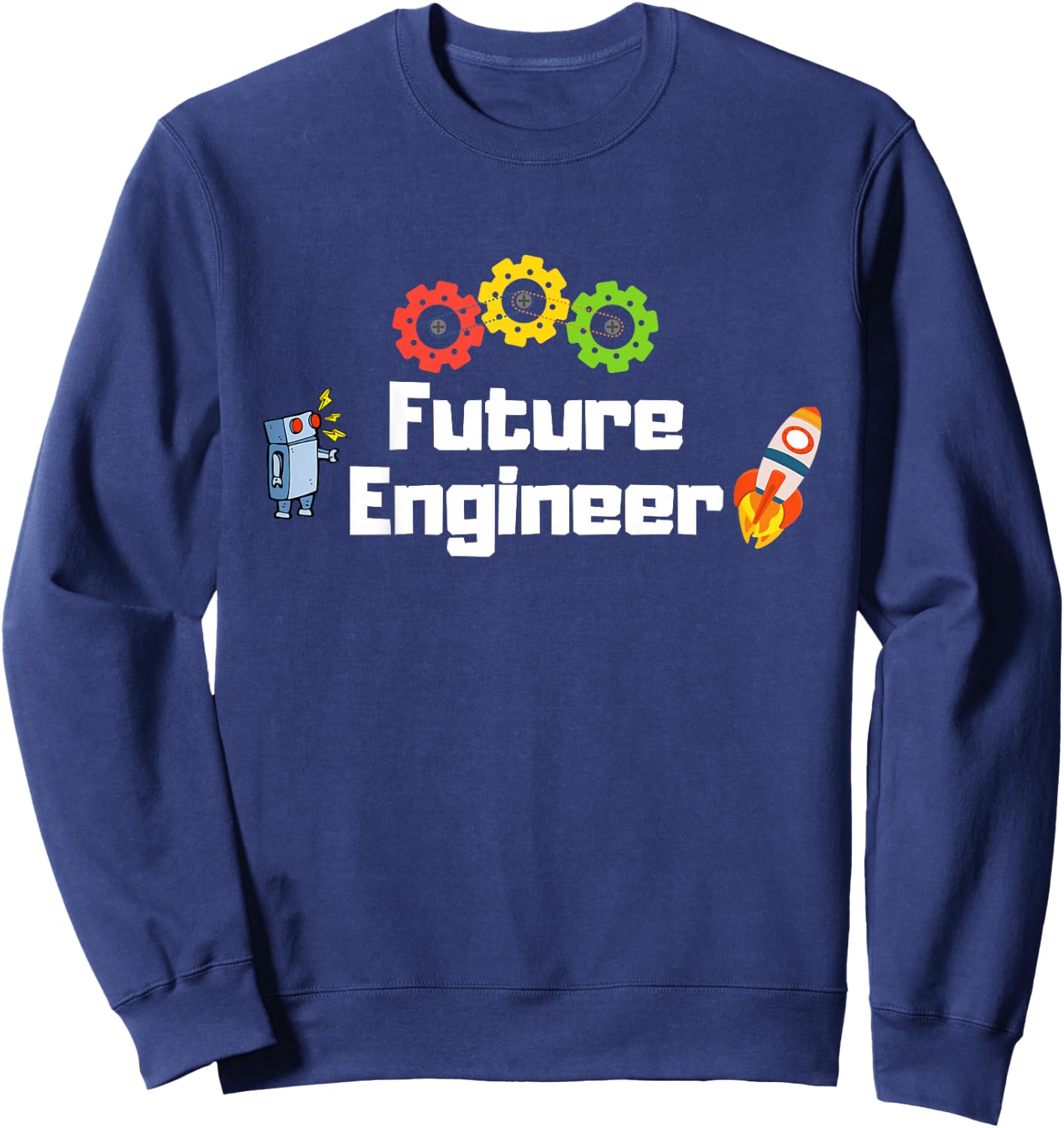 Future Engineer – STEM Gift Kids & Toddlers Sweatshirt - Sweatshirt | Navy