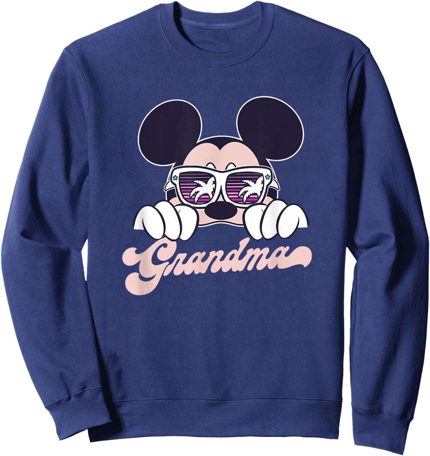 Disney Mickey and Friends Mickey Summer Vibes Grandma Logo Sweatshirt - Sweatshirt | Navy
